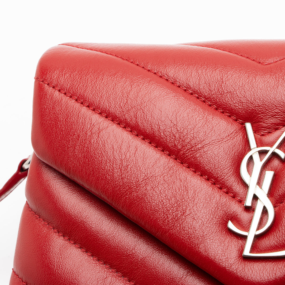Saint Laurent Matelasse Calfskin Monogram LouLou Toy Crossbody