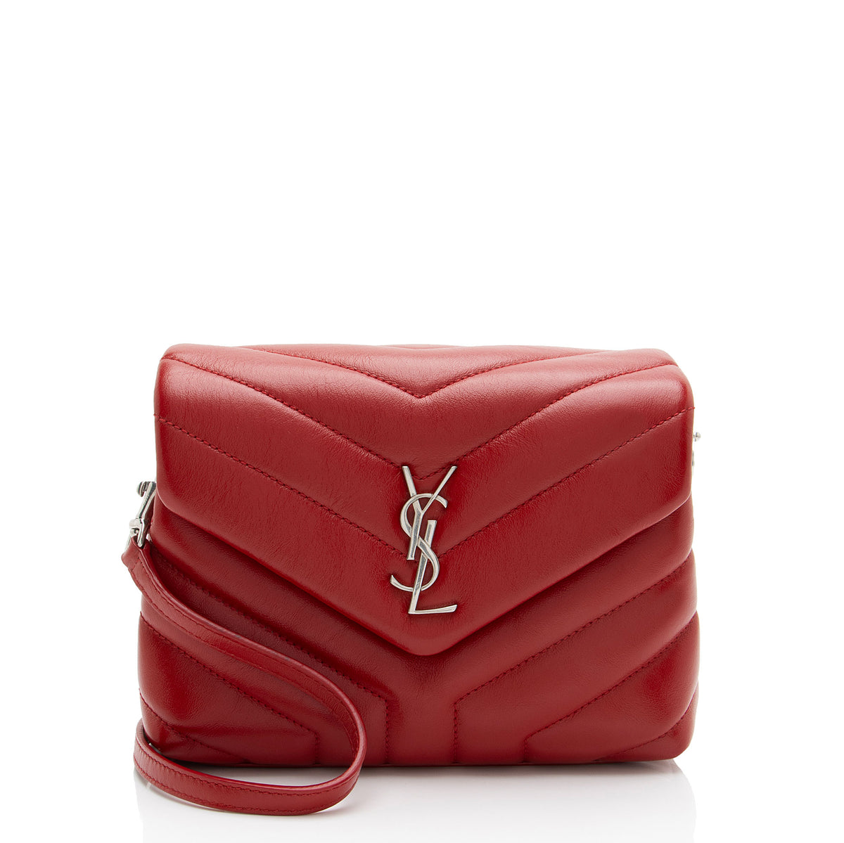 Saint Laurent Matelasse Calfskin Monogram LouLou Toy Crossbody