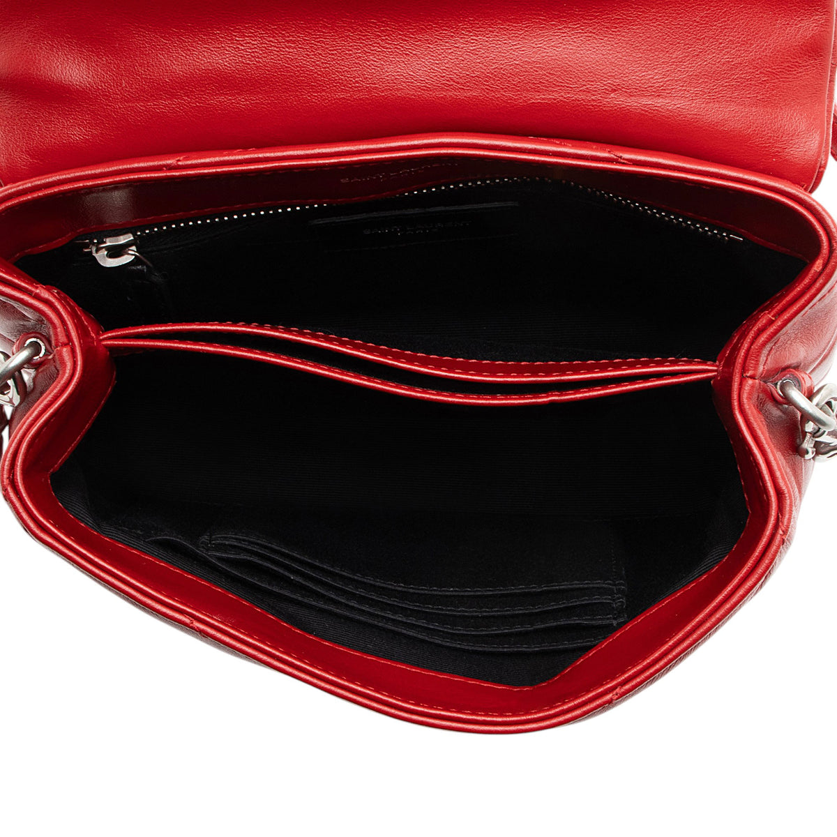 Saint Laurent Matelasse Calfskin Monogram LouLou Toy Crossbody