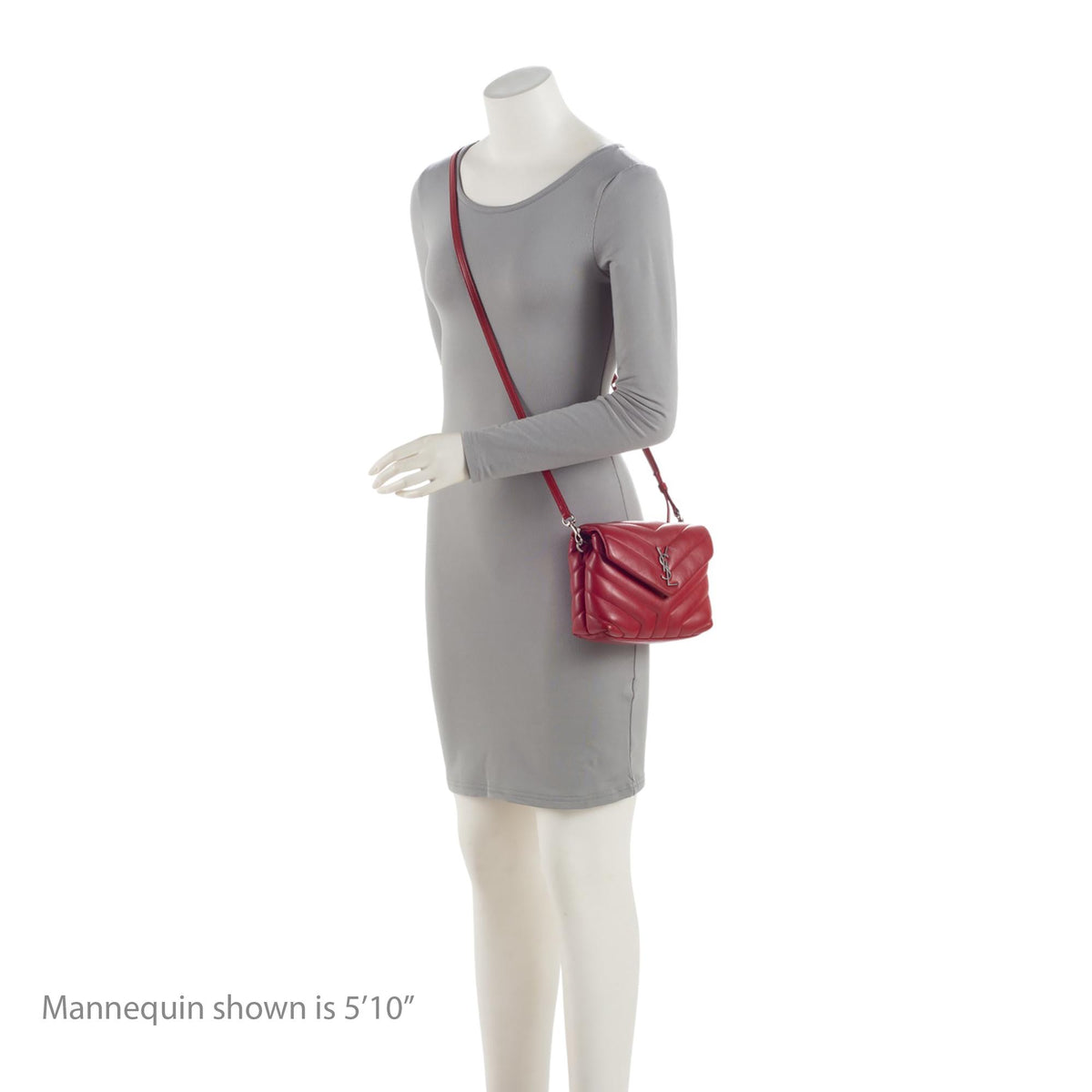 Saint Laurent Matelasse Calfskin Monogram LouLou Toy Crossbody