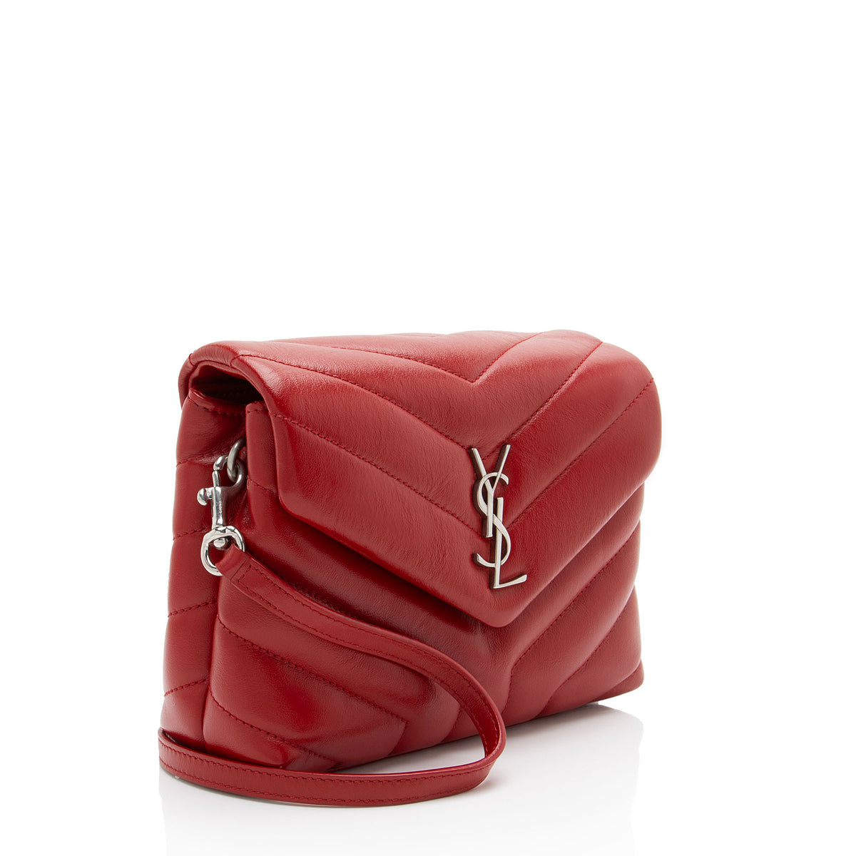 Saint Laurent Matelasse Calfskin Monogram LouLou Toy Crossbody