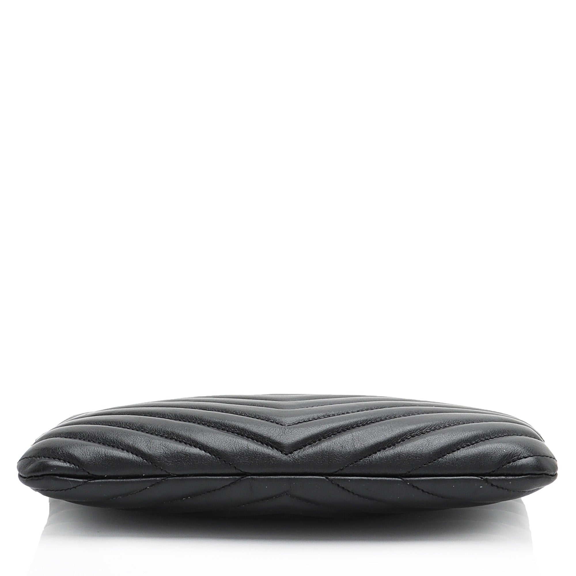 Saint Laurent Matelasse Calfskin Monogram Small Wristlet