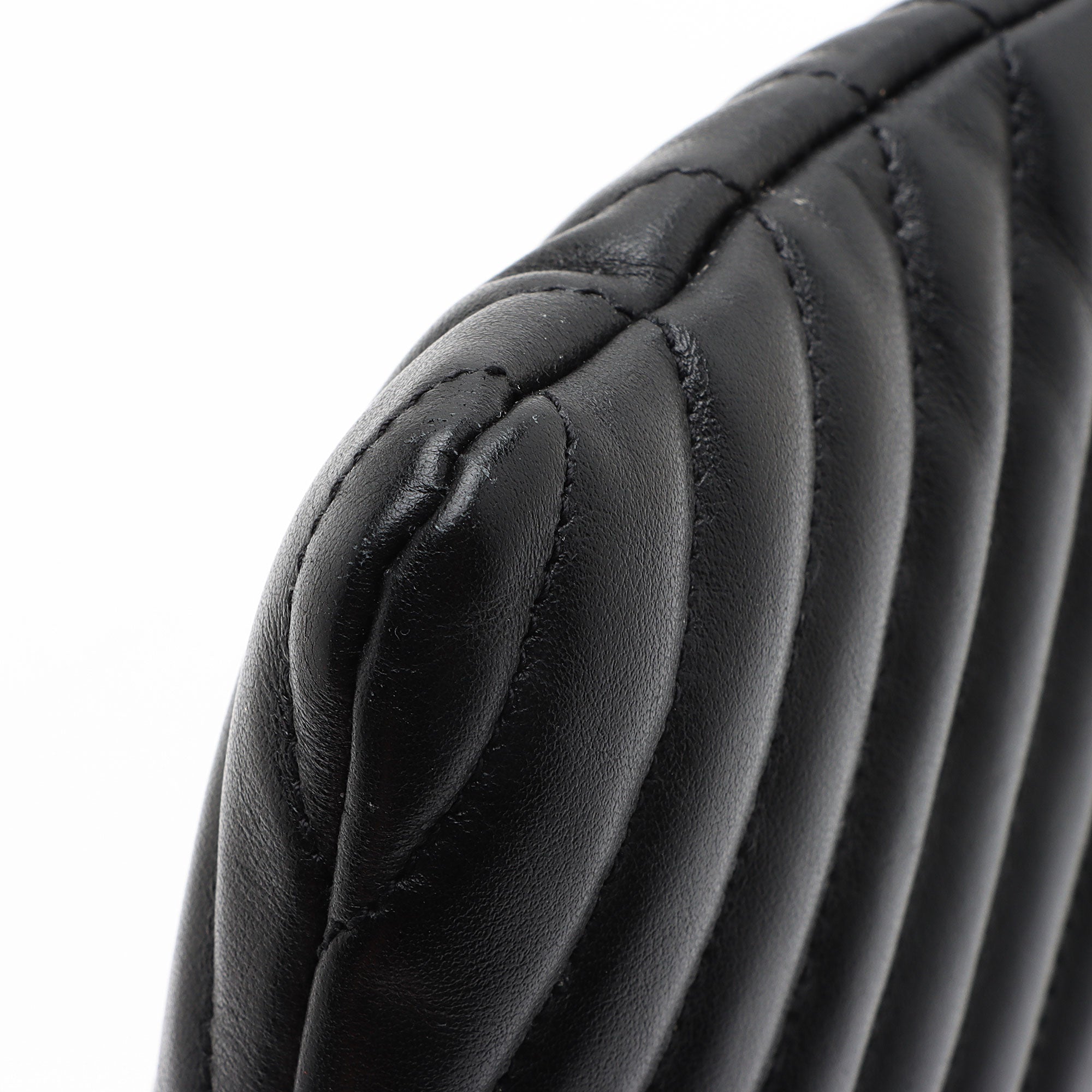 Saint Laurent Matelasse Calfskin Monogram Small Wristlet