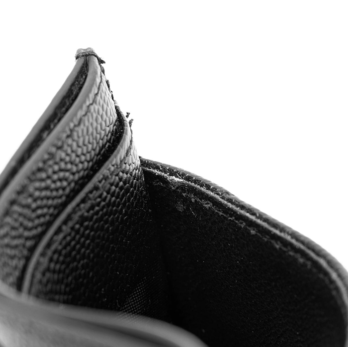 Saint Laurent Matelasse Grain de Poudre Monogram Card Case