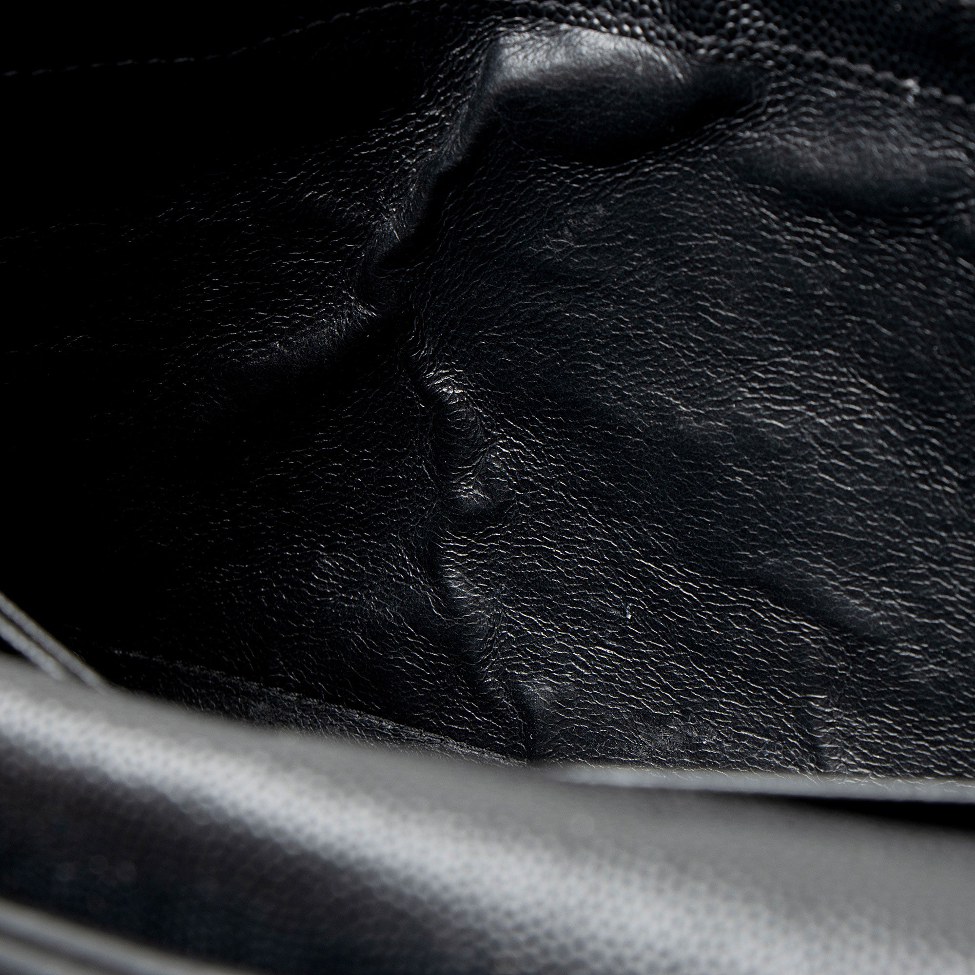 Saint Laurent Matelasse Grain de Poudre Monogram Chain Wallet - FINAL SALE