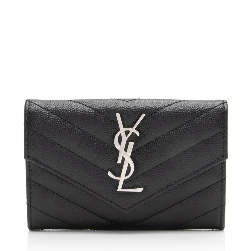 Saint laurent monogramme small clearance grain de poudre envelope wallet