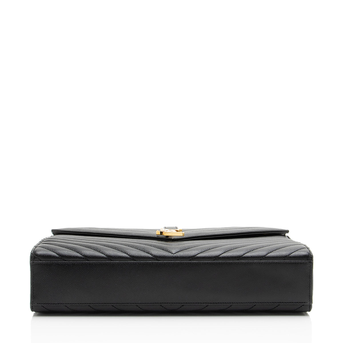 Saint Laurent Matelasse Grain de Poudre Monogram Large Shoulder Bag