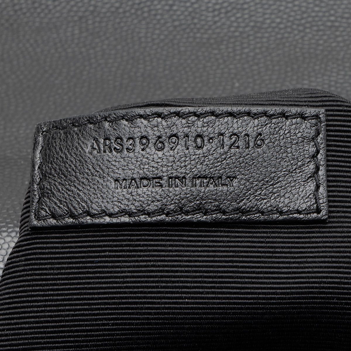 Saint Laurent Matelasse Grain de Poudre Monogram Large Shoulder Bag