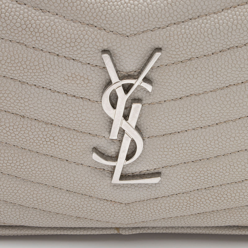 Saint Laurent Matelasse Grain de Poudre Monogram Lou Mini Camera Bag ( –  LuxeDH