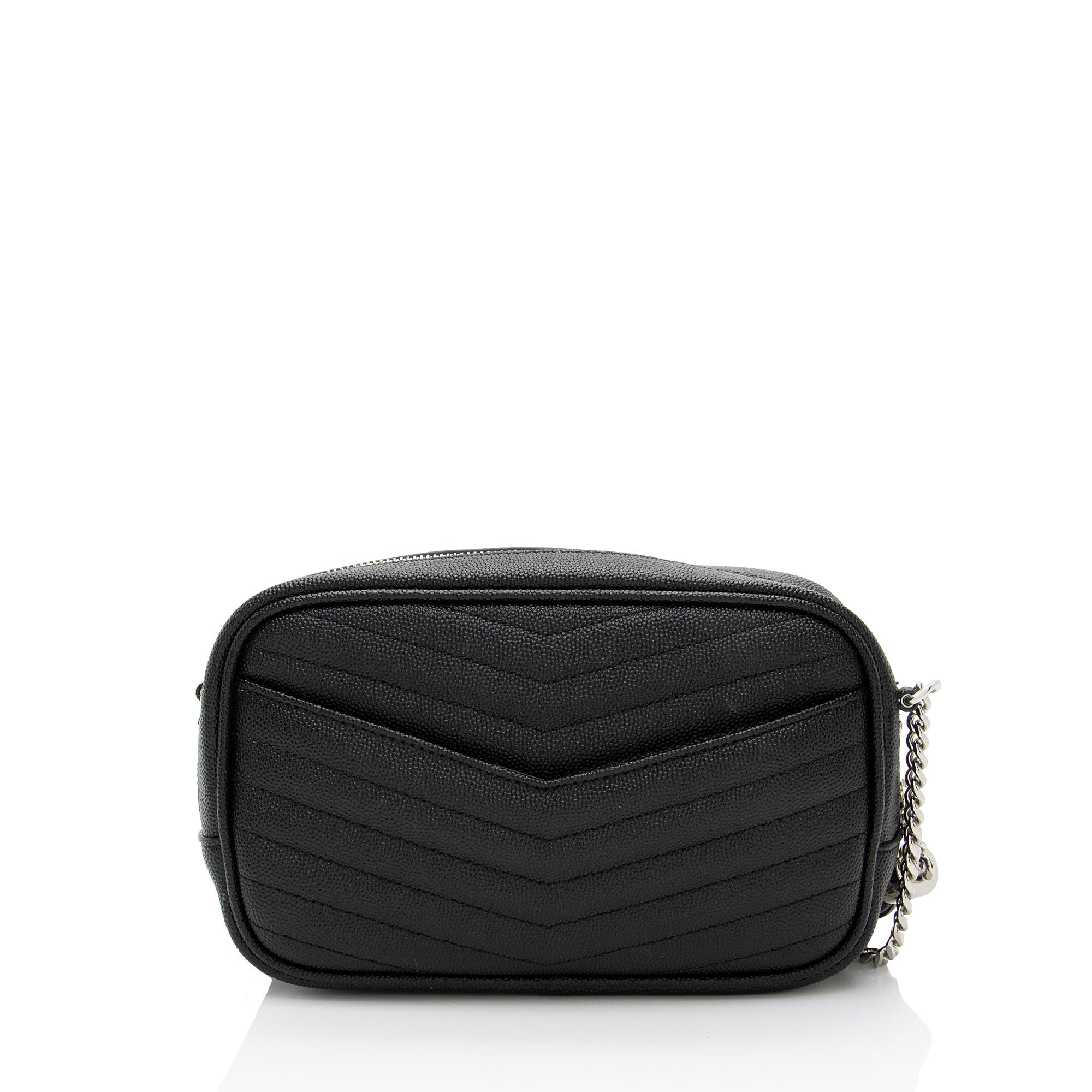 Saint Laurent Matelasse Grain de Poudre Monogram Lou Mini Camera Bag