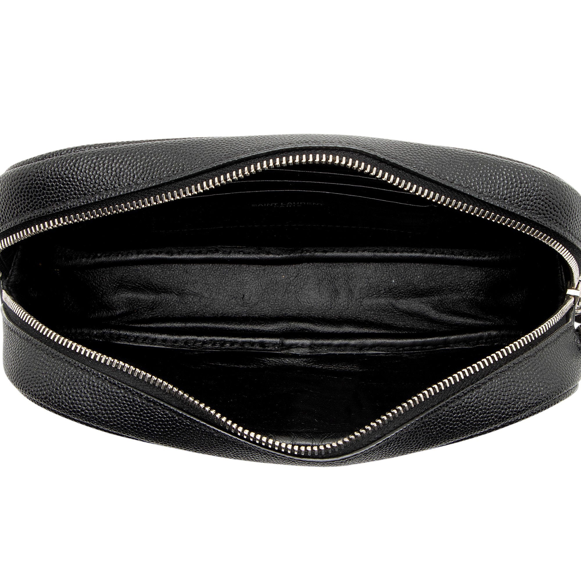 Saint Laurent Matelasse Grain de Poudre Monogram Lou Mini Camera Bag