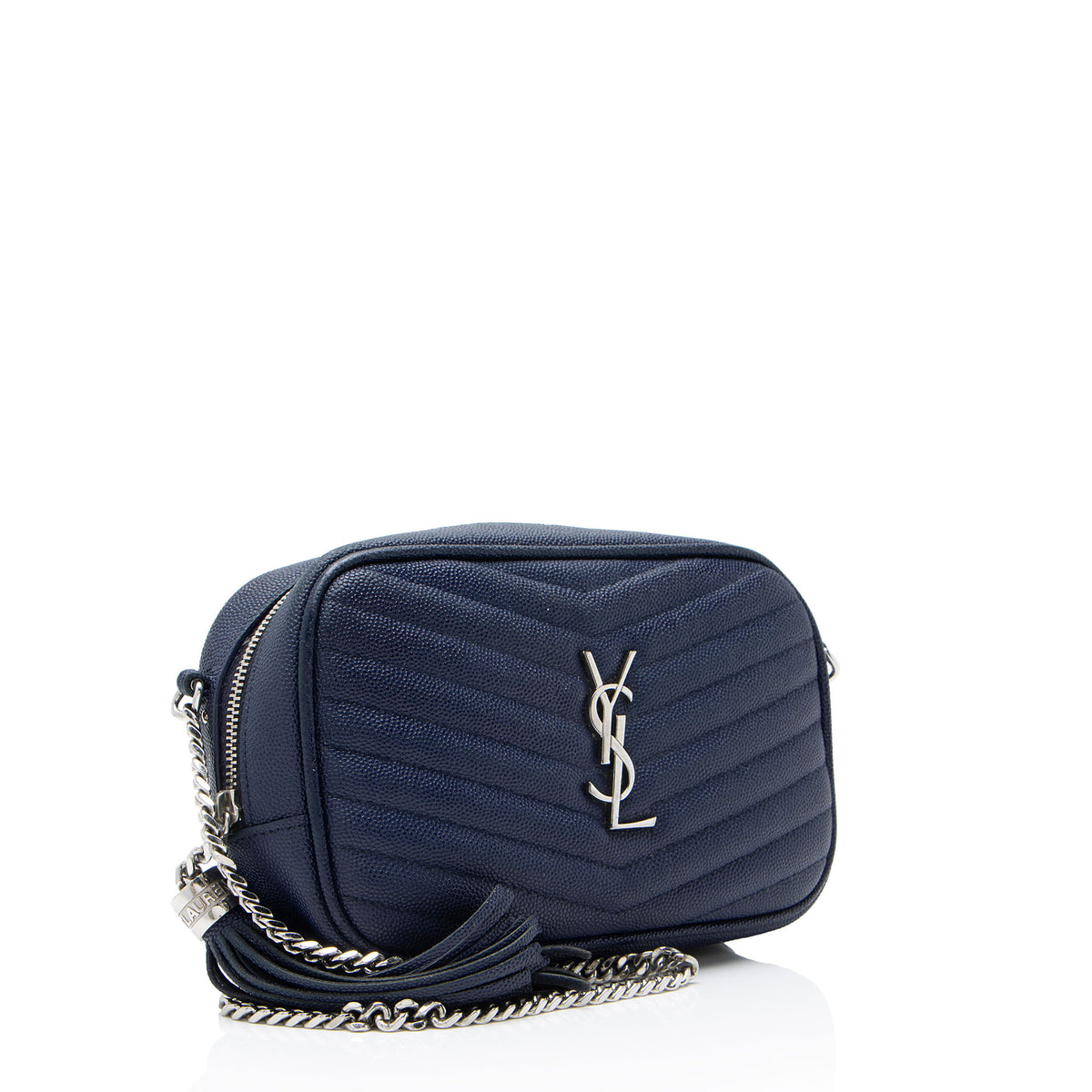 Saint Laurent Matelasse Grain de Poudre Monogram Lou Mini Camera Bag