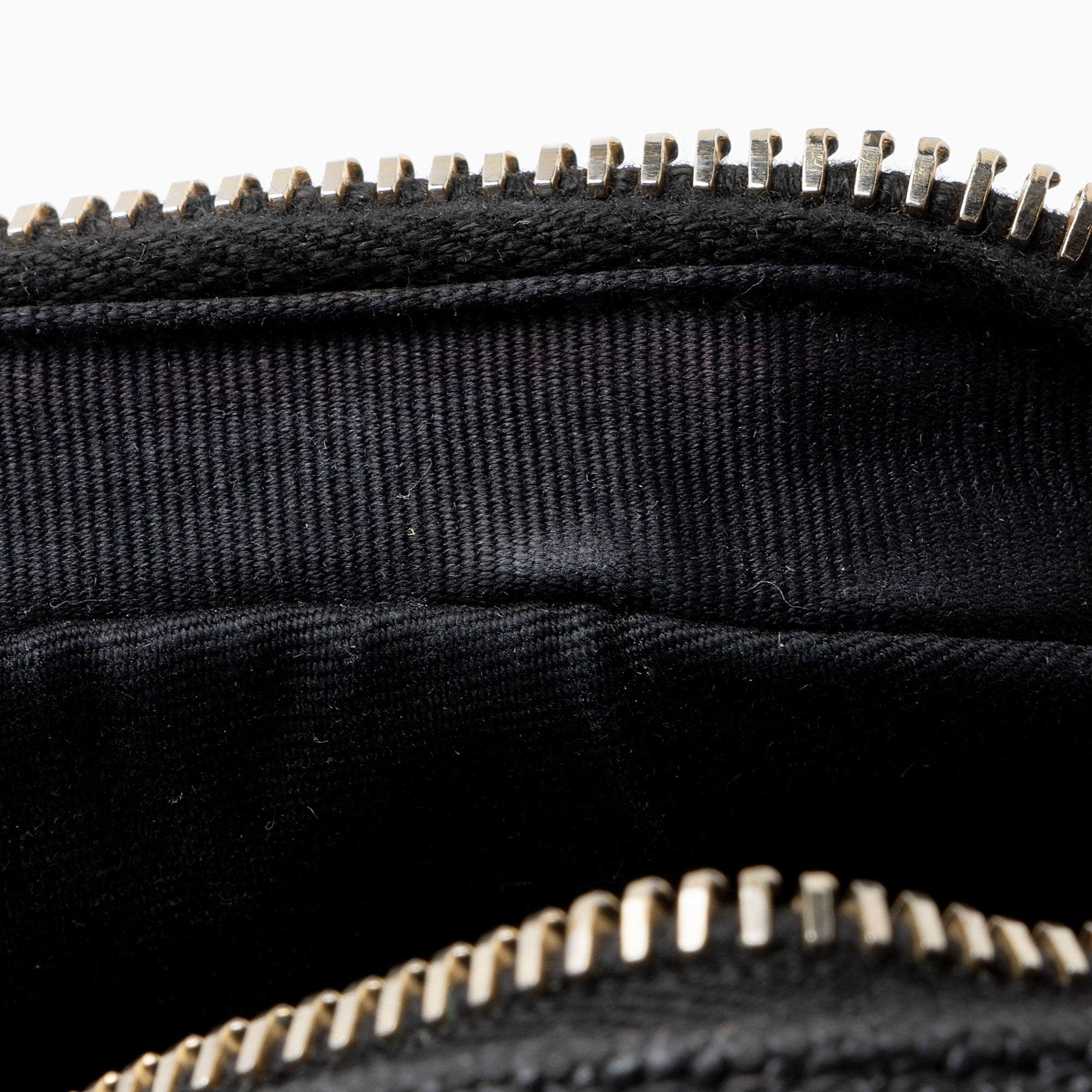 Saint Laurent Matelasse Grain de Poudre Monogram Vinyle Round Camera Bag - FINAL SALE