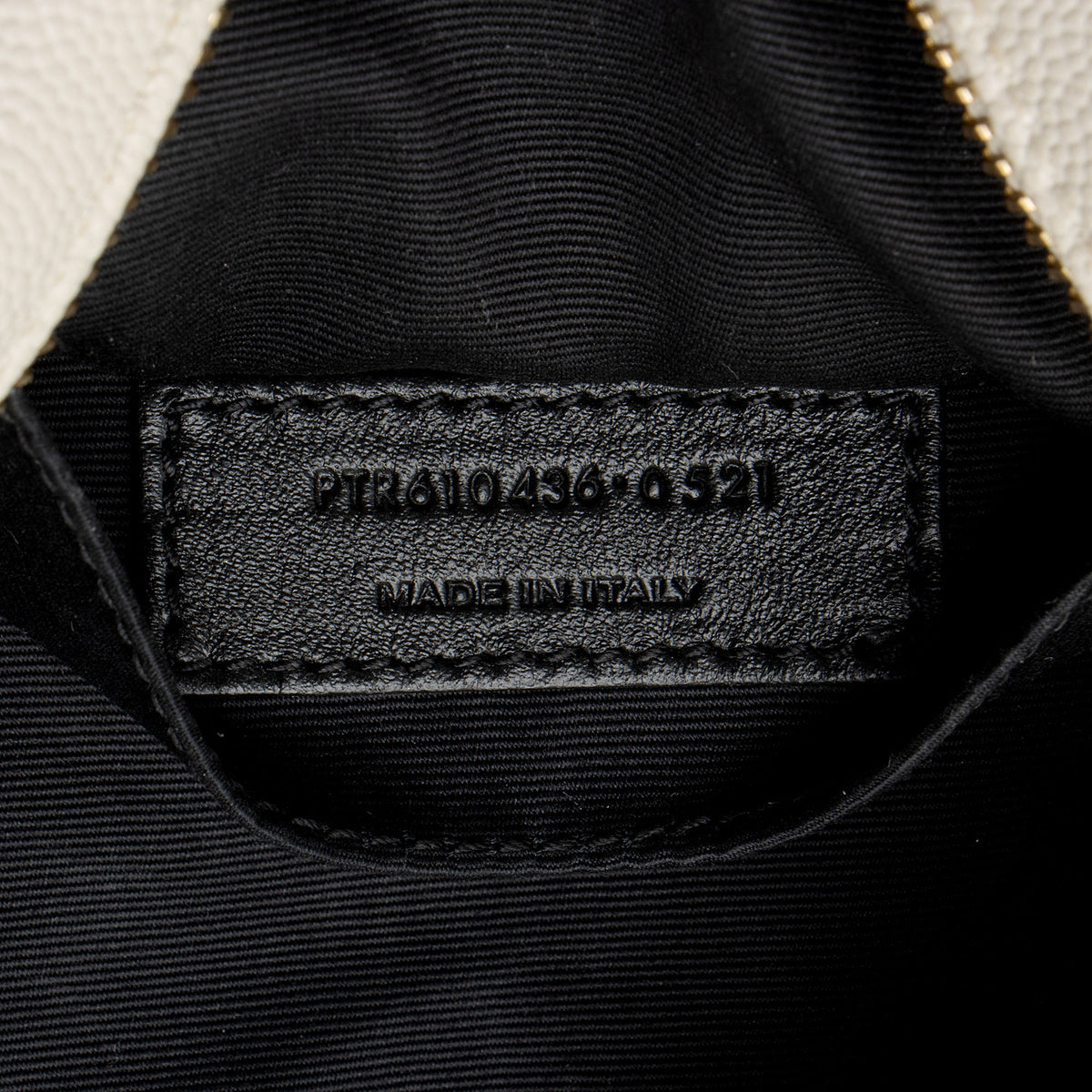 Saint Laurent Matelasse Grain de Poudre Monogram Vinyle Round Camera Bag