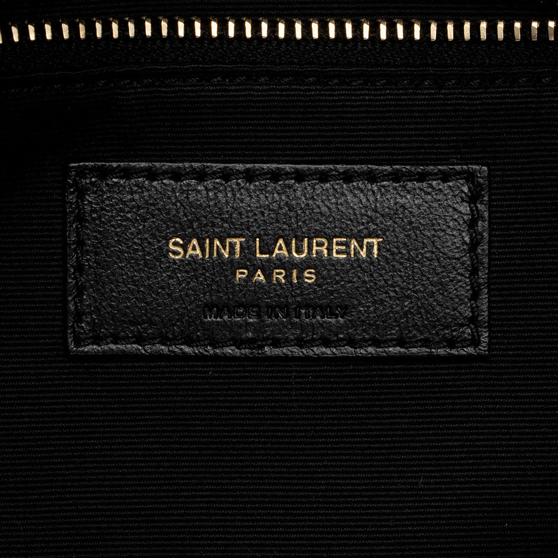 Saint Laurent Matelasse Lambskin Monogram Joe Backpack (SHF-C9THXn)