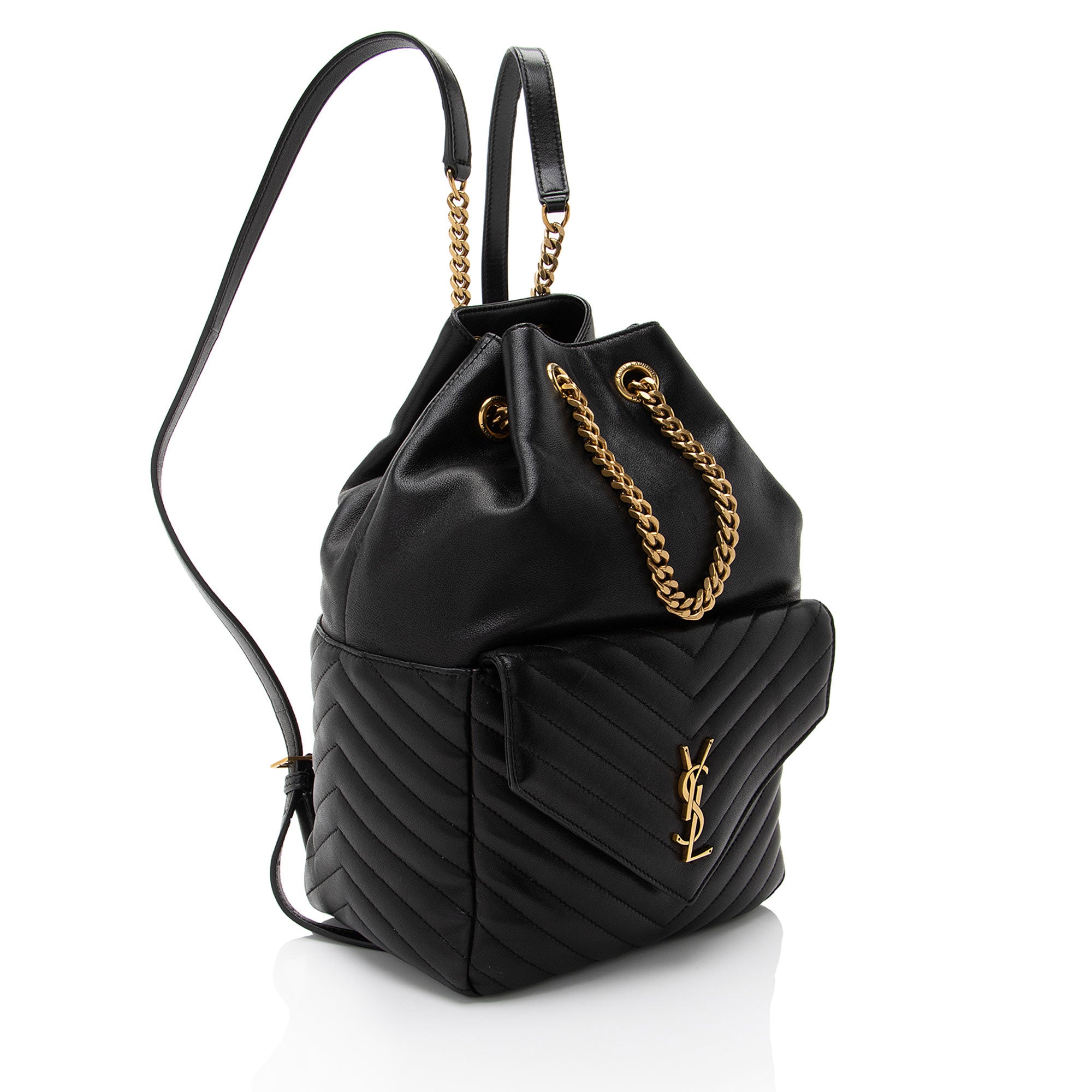 Saint Laurent Matelasse Lambskin Monogram Joe Backpack
