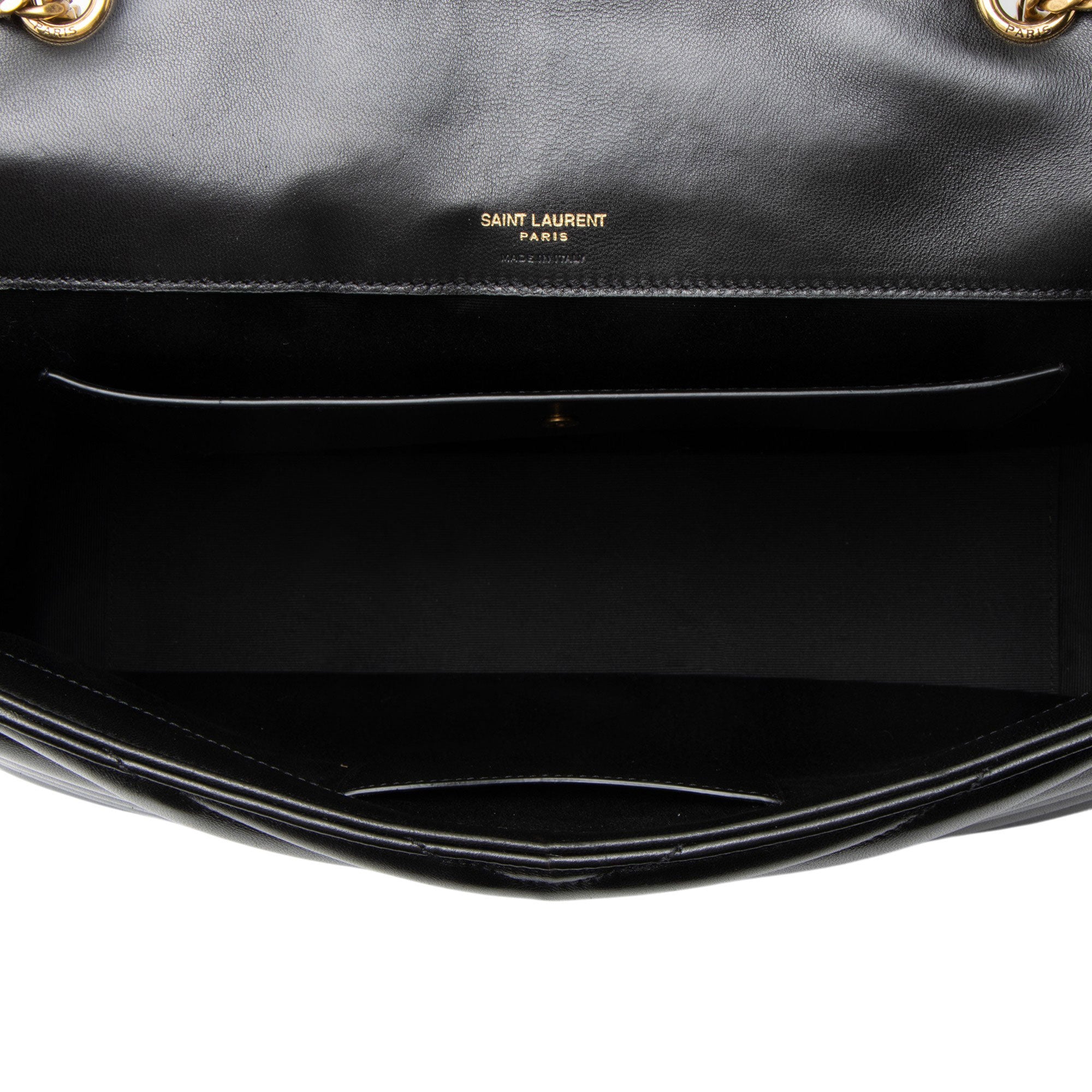 Saint Laurent Matelasse Lambskin Monogram LouLou Large NM Shoulder Bag