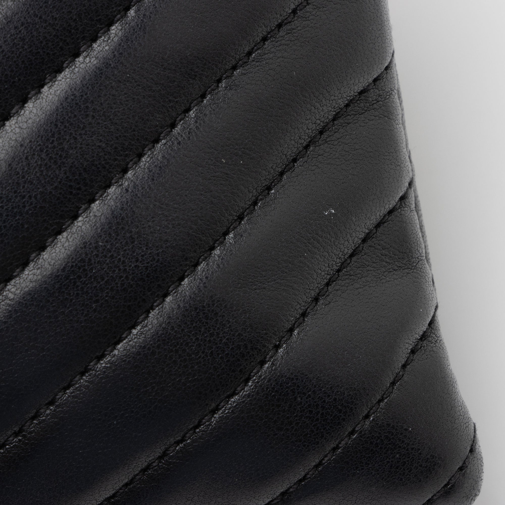 Saint Laurent Matelasse Lambskin Monogram Small Double Flap Bag