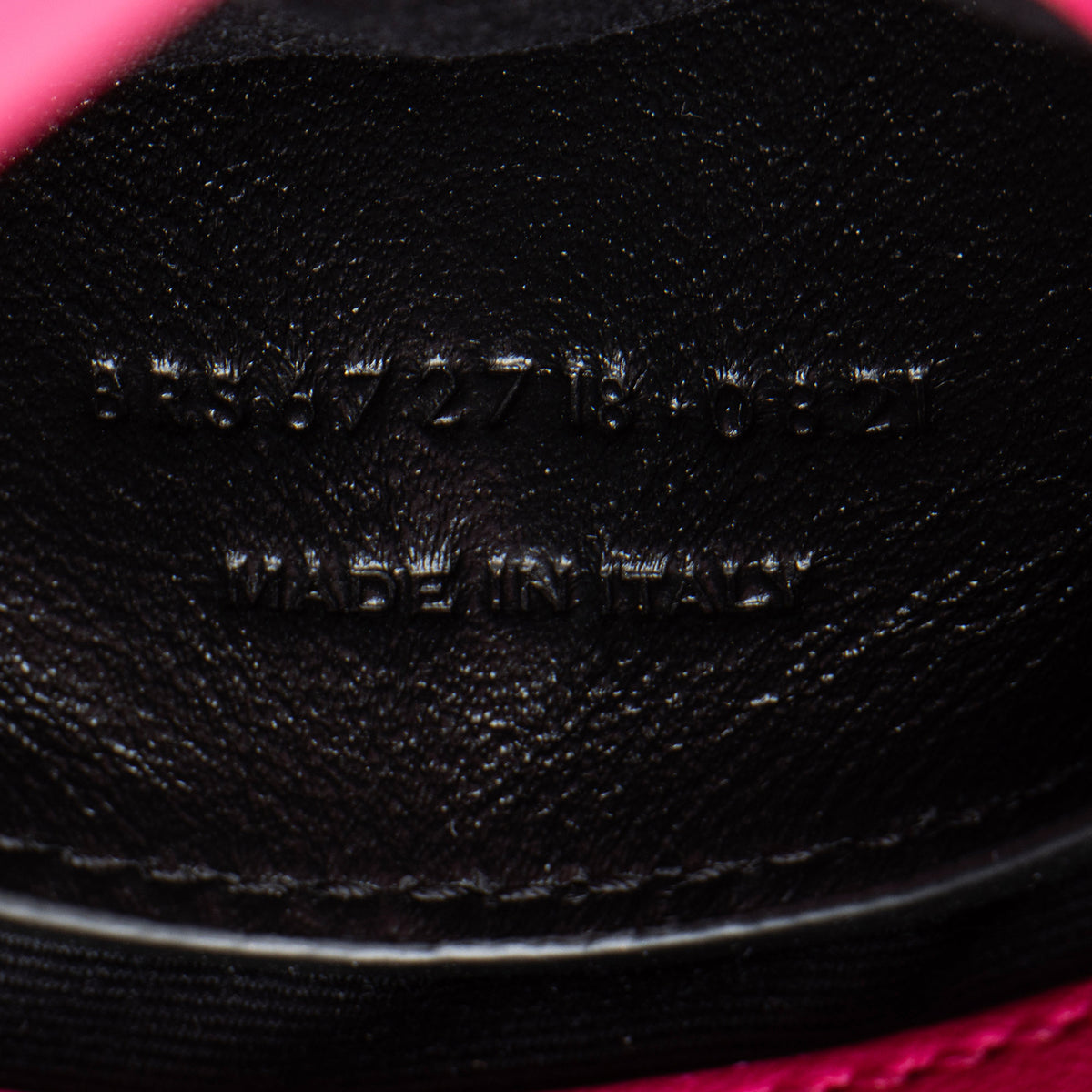 Saint Laurent Matelasse Lambskin Monogram Small Double Flap Bag