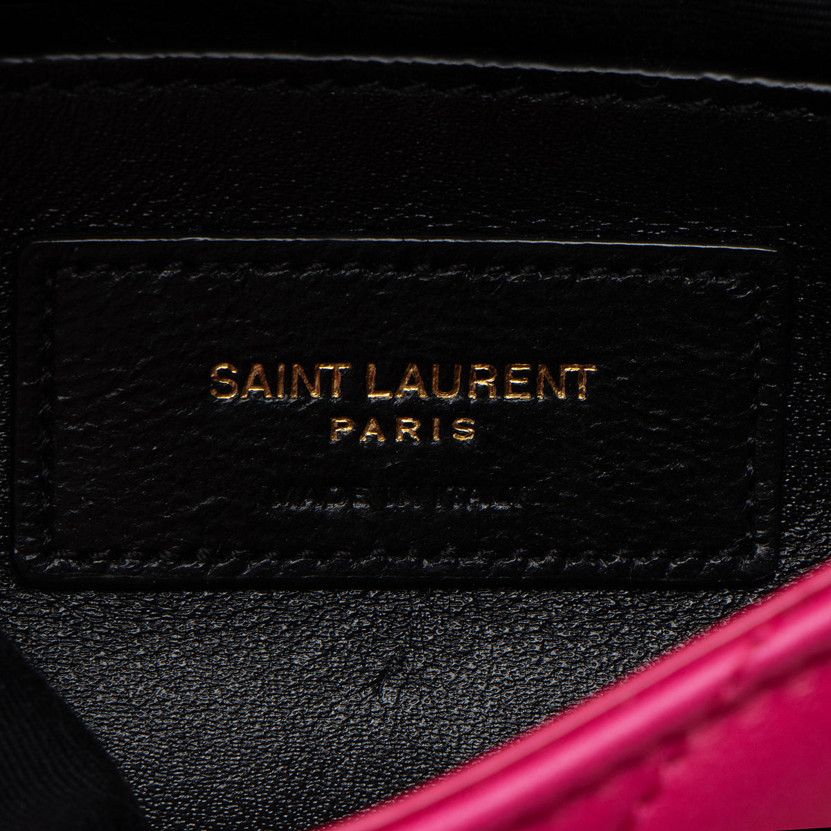 Saint Laurent Matelasse Lambskin Monogram Small Double Flap Bag