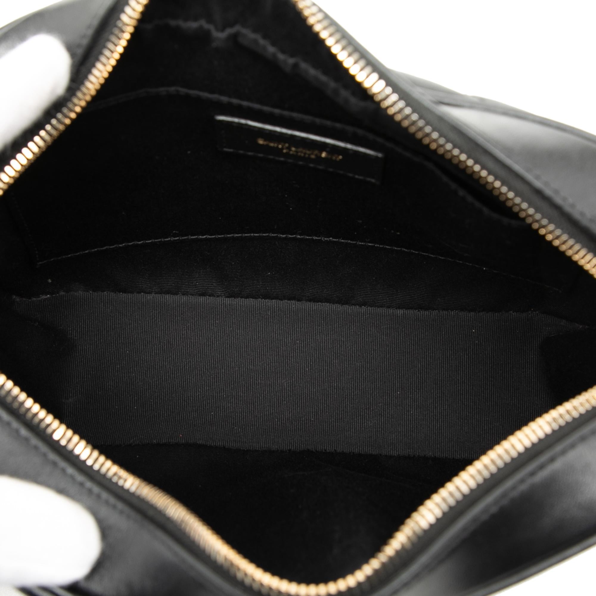 Saint Laurent Matelasse Leather Monogram Lou Camera Bag
