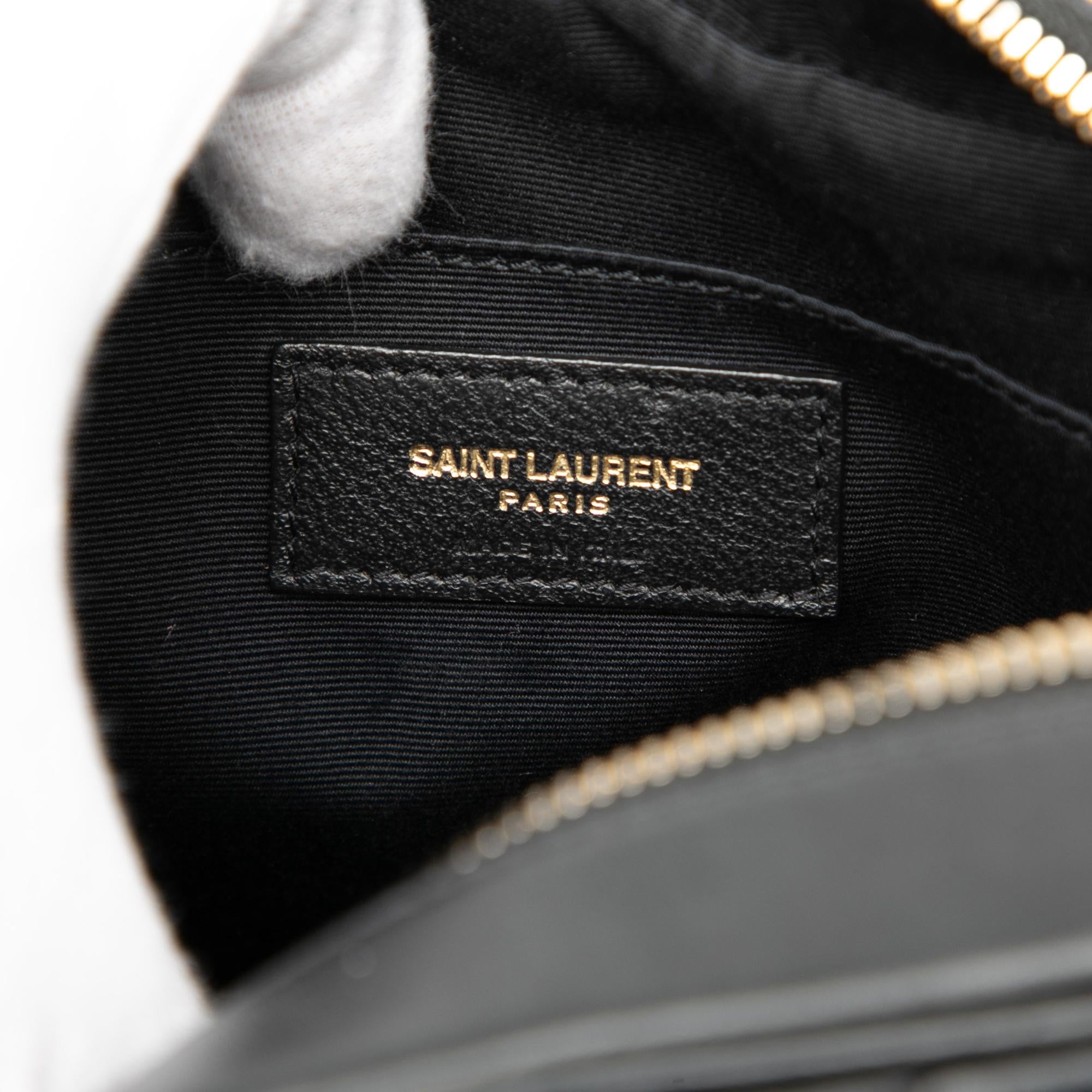 Saint Laurent Matelasse Leather Monogram Lou Camera Bag