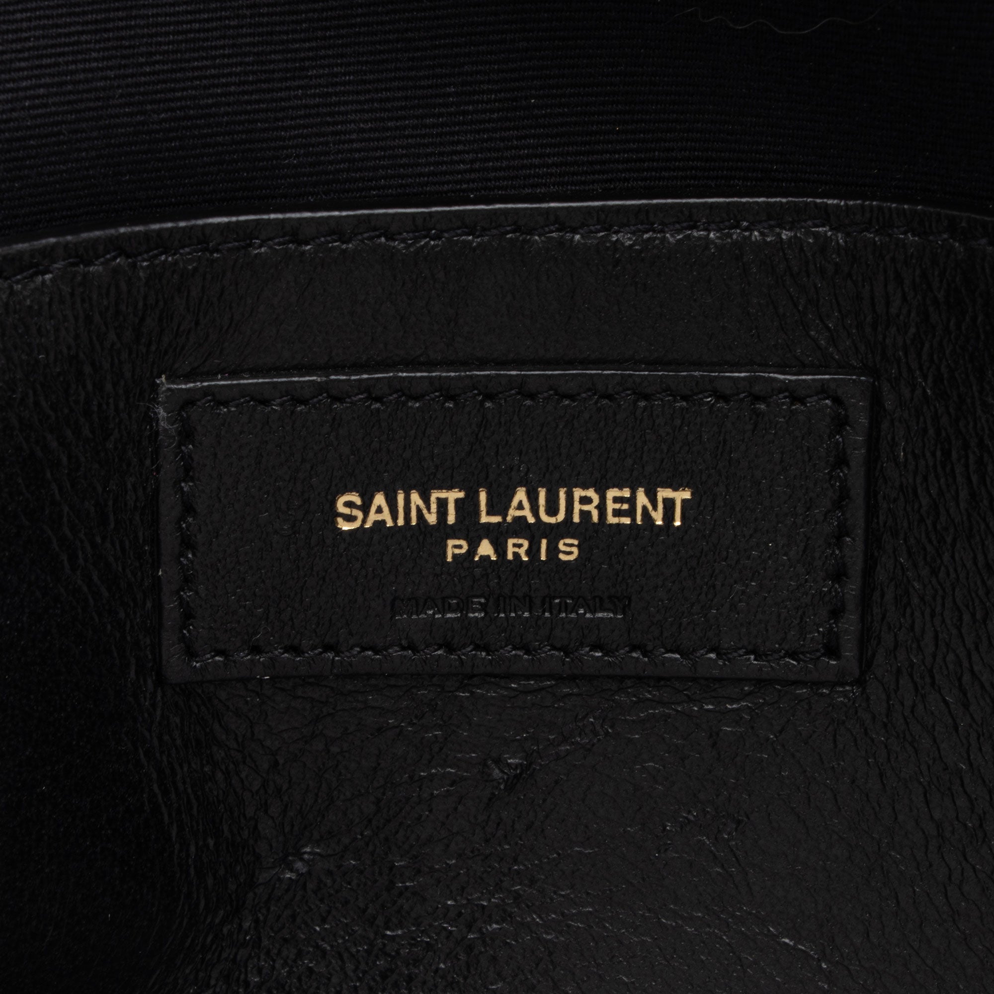 Saint Laurent Matelasse Patent Lambskin Monogram Vicky Camera Bag