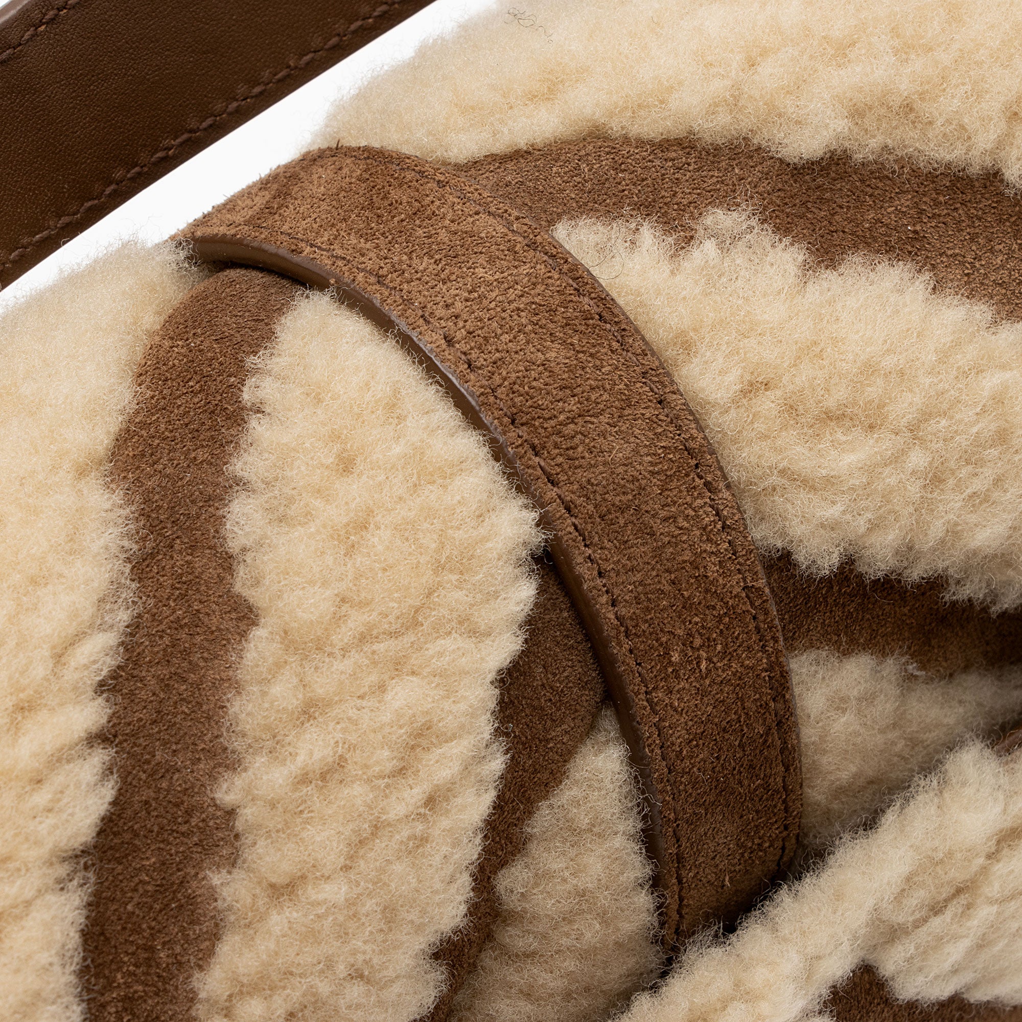 Saint Laurent Matelasse Shearling Nubuck College Medium Shoulder Bag (SHF-aCkyln)