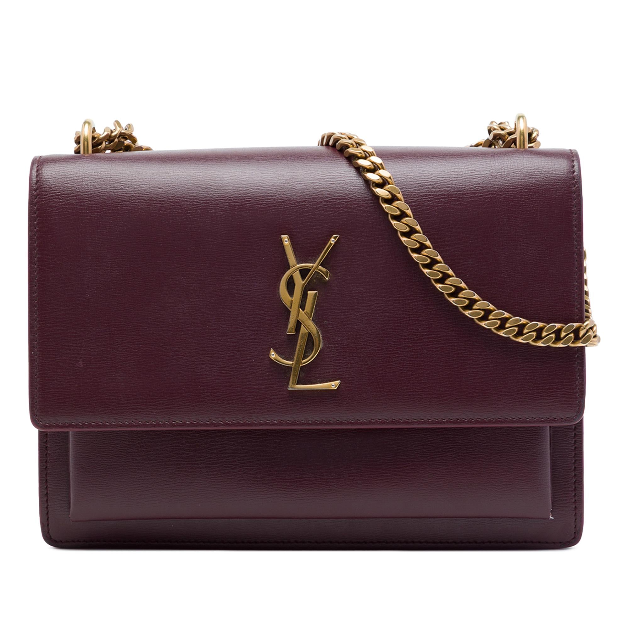 Saint Laurent Medium Calfskin Monogram Sunset Crossbody