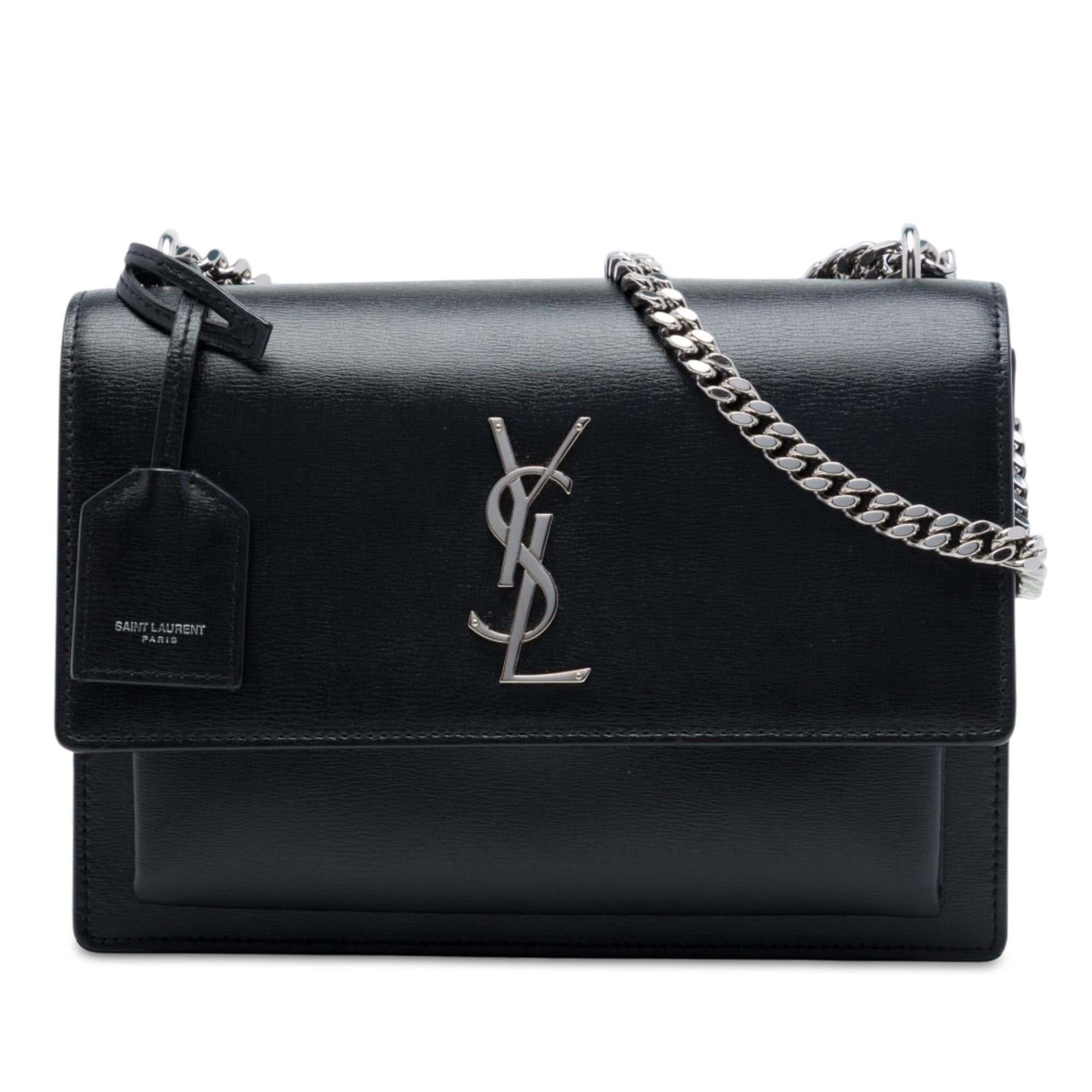 Saint Laurent Medium Calfskin Monogram Sunset Crossbody