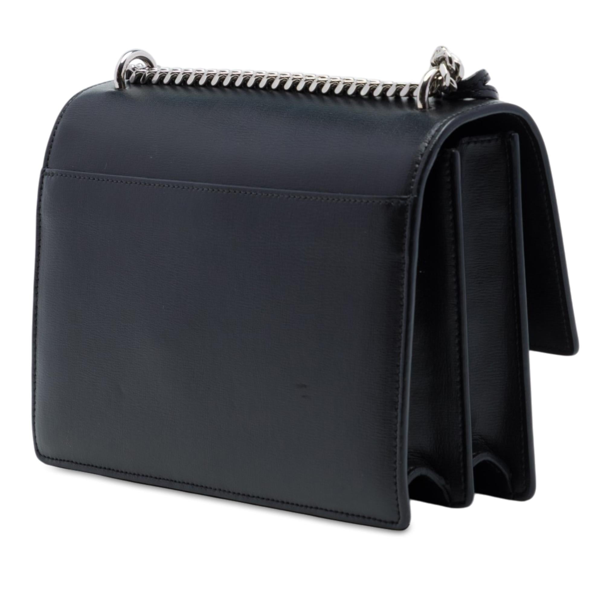 Saint Laurent Medium Calfskin Monogram Sunset Crossbody