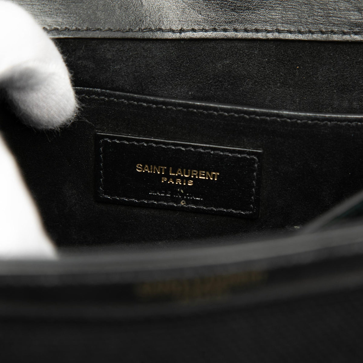 Saint Laurent Medium Canvas Cassandra Top Handle Bag