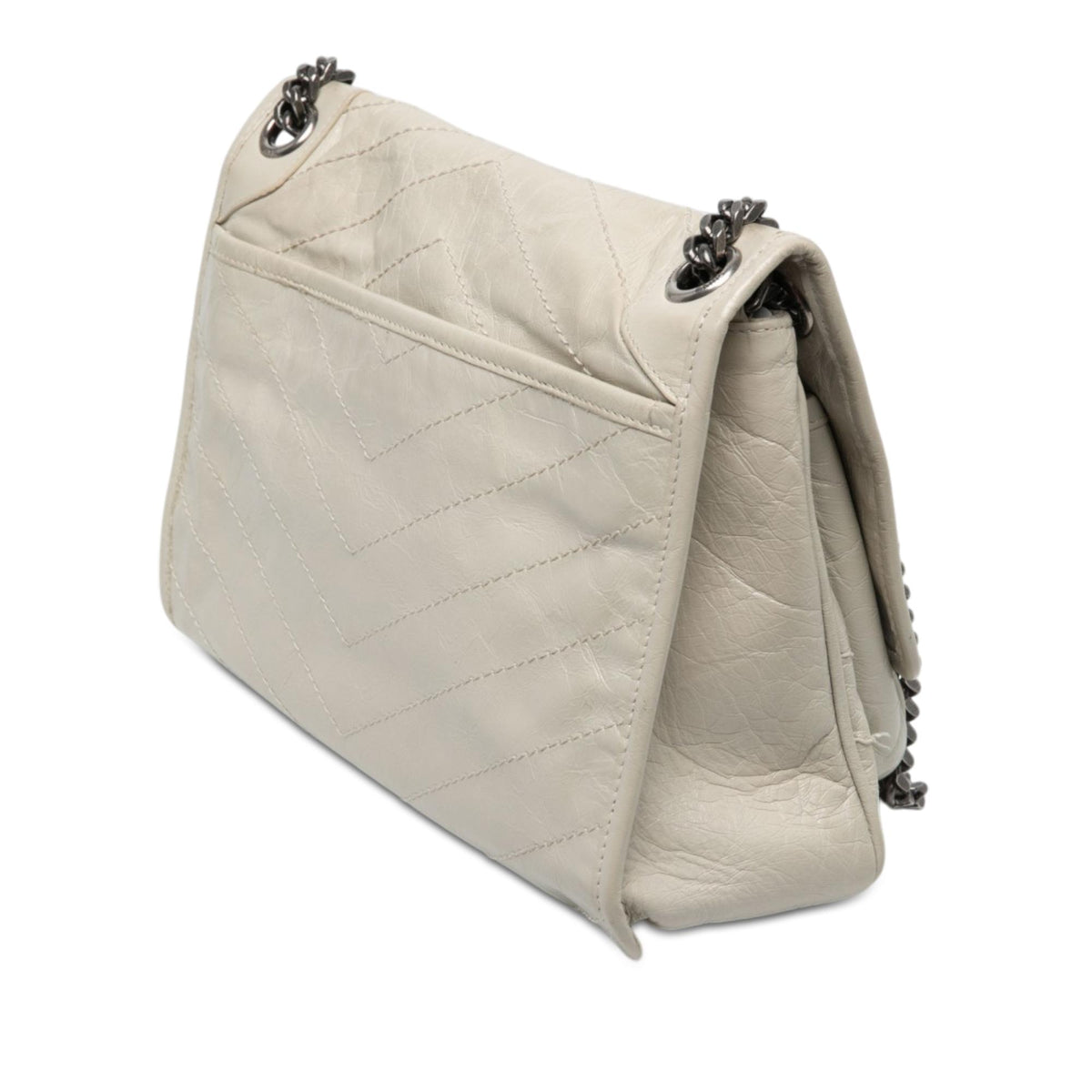 Saint Laurent Medium Crinkled Calfskin Niki