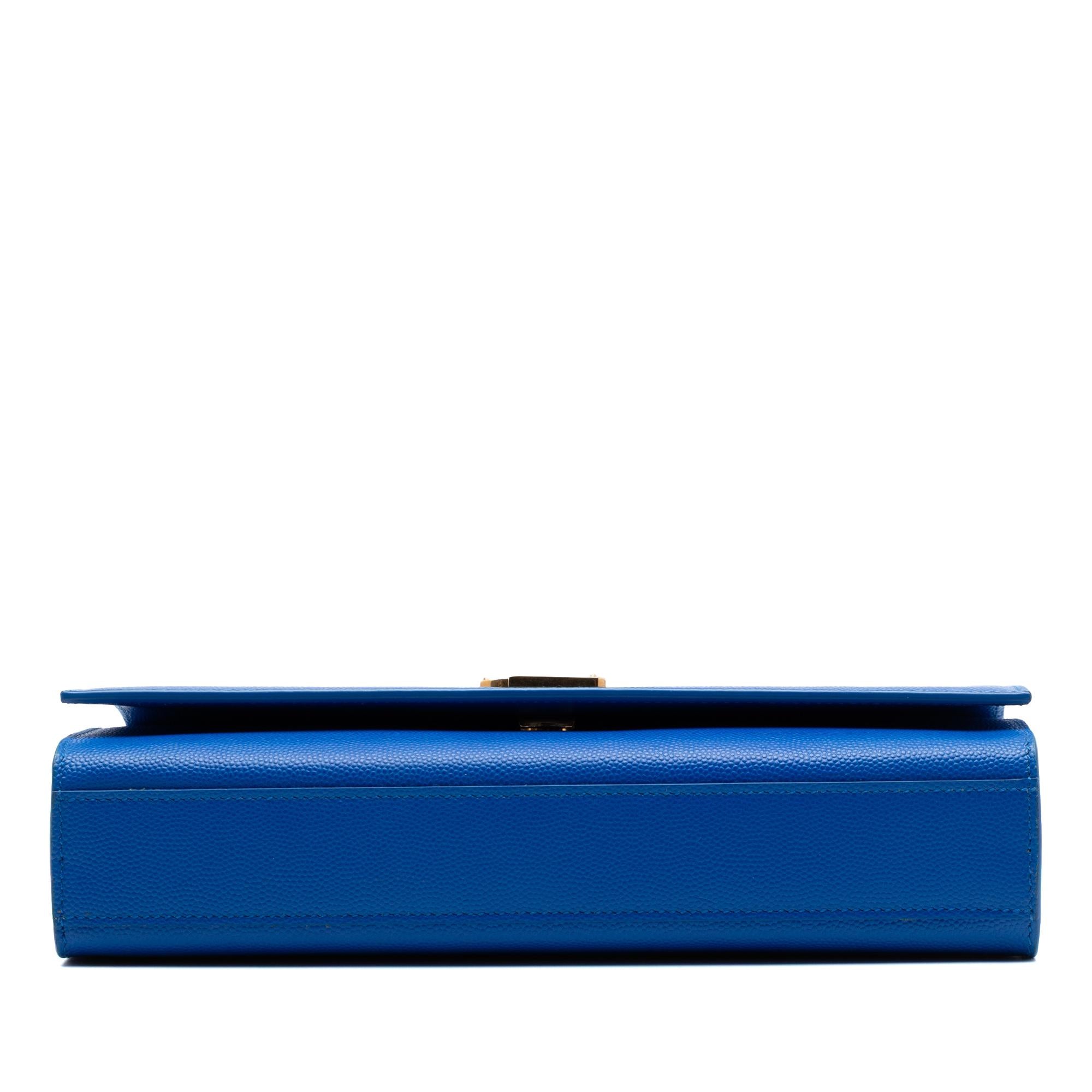 Saint Laurent Medium Grain De Poudre Monogram Kate Crossbody