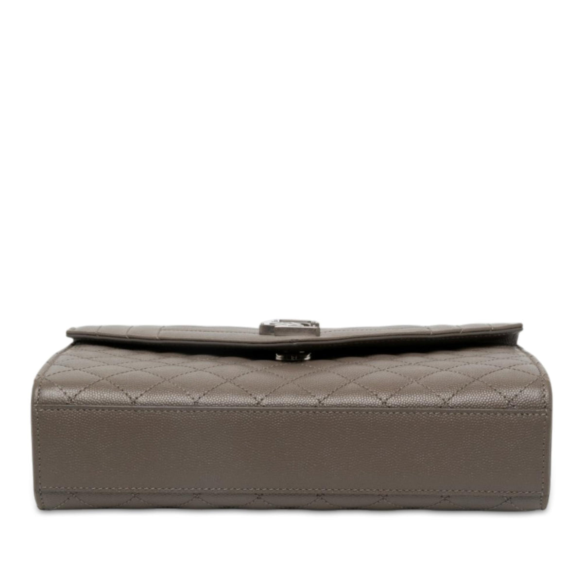 Saint Laurent Medium Grain De Poudre Triquilt Monogram Envelope Bag