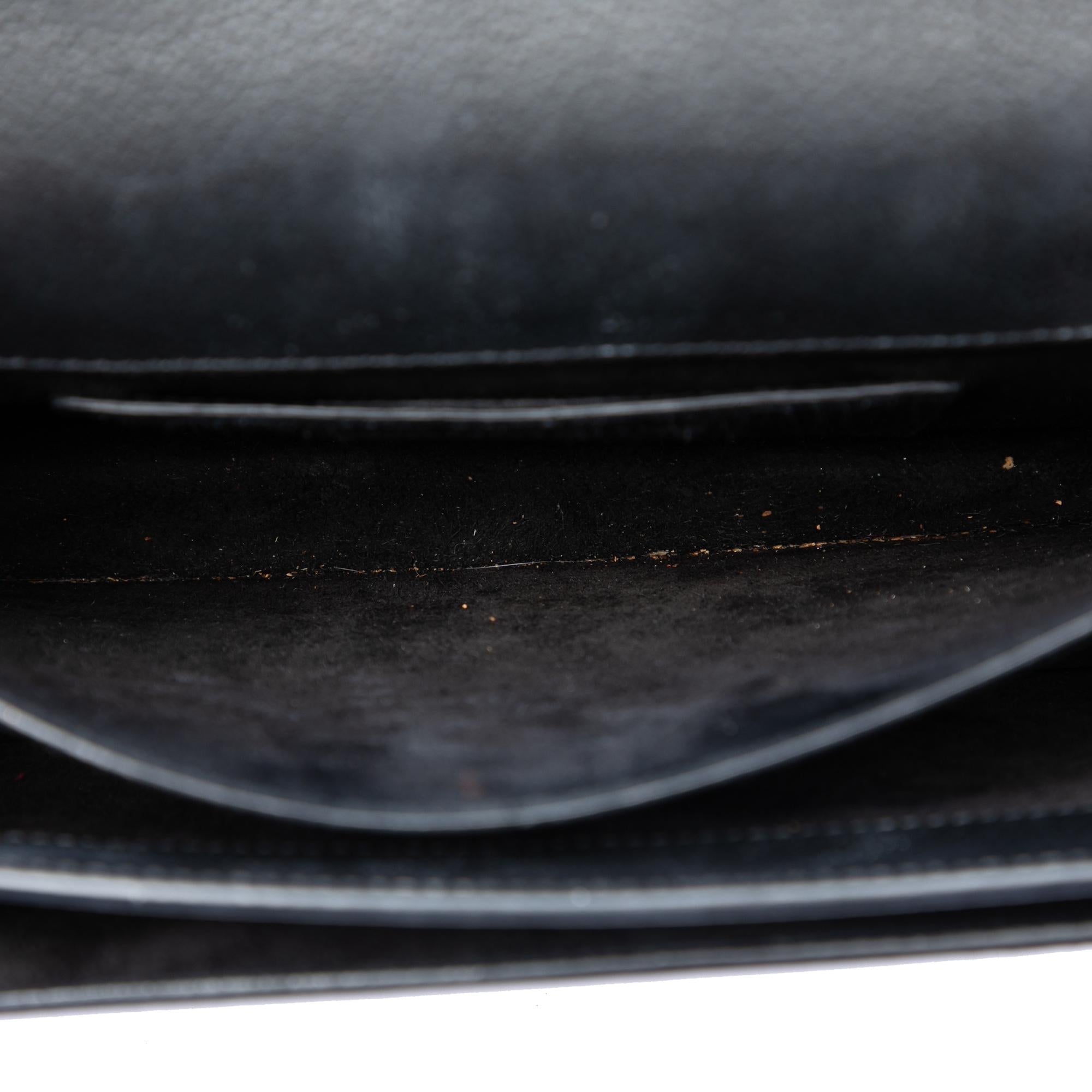 Saint Laurent Medium Grained Calfskin Monogram Sunset Crossbody