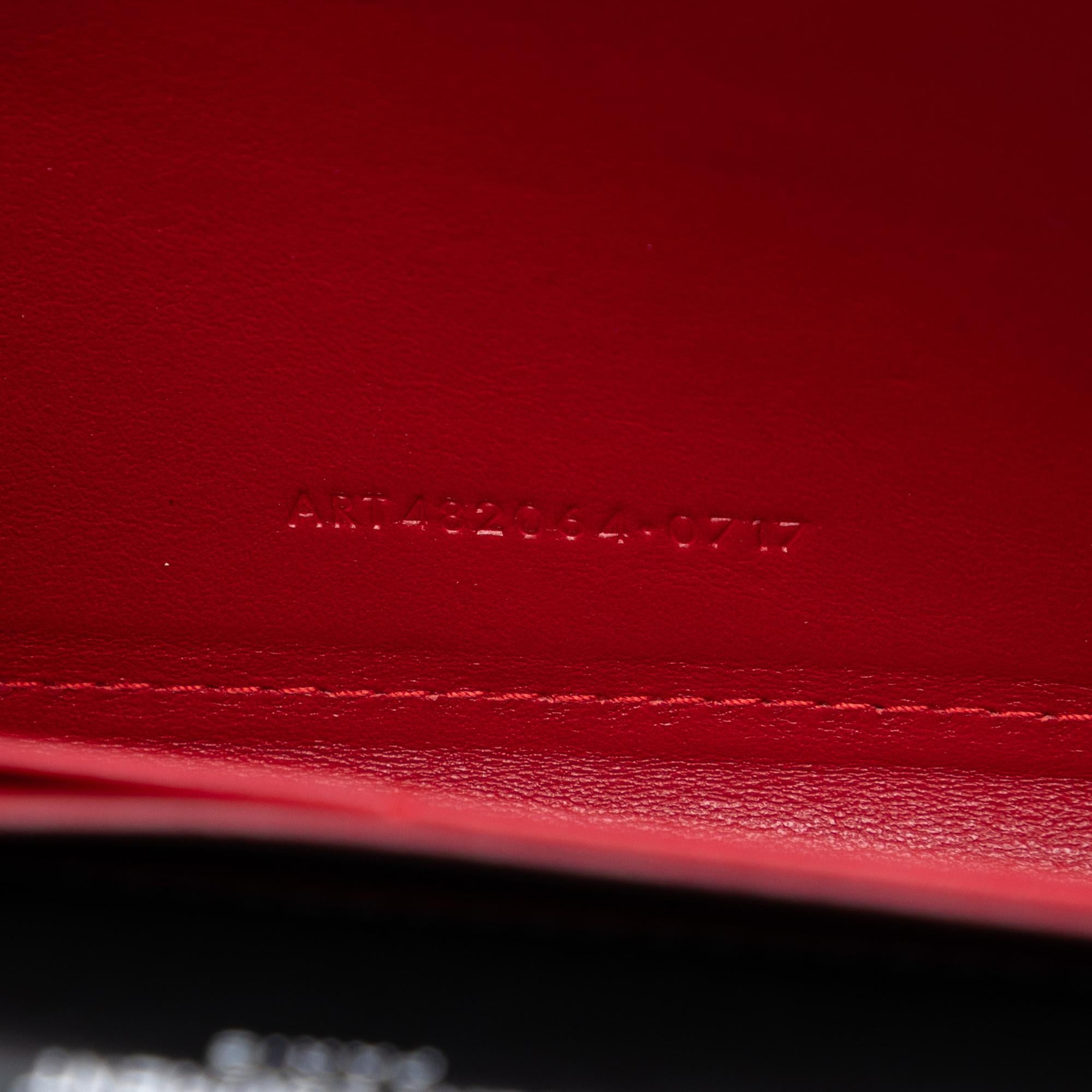Saint Laurent Medium Horizontal Quilted Calfskin Monogram Kate Crossbody