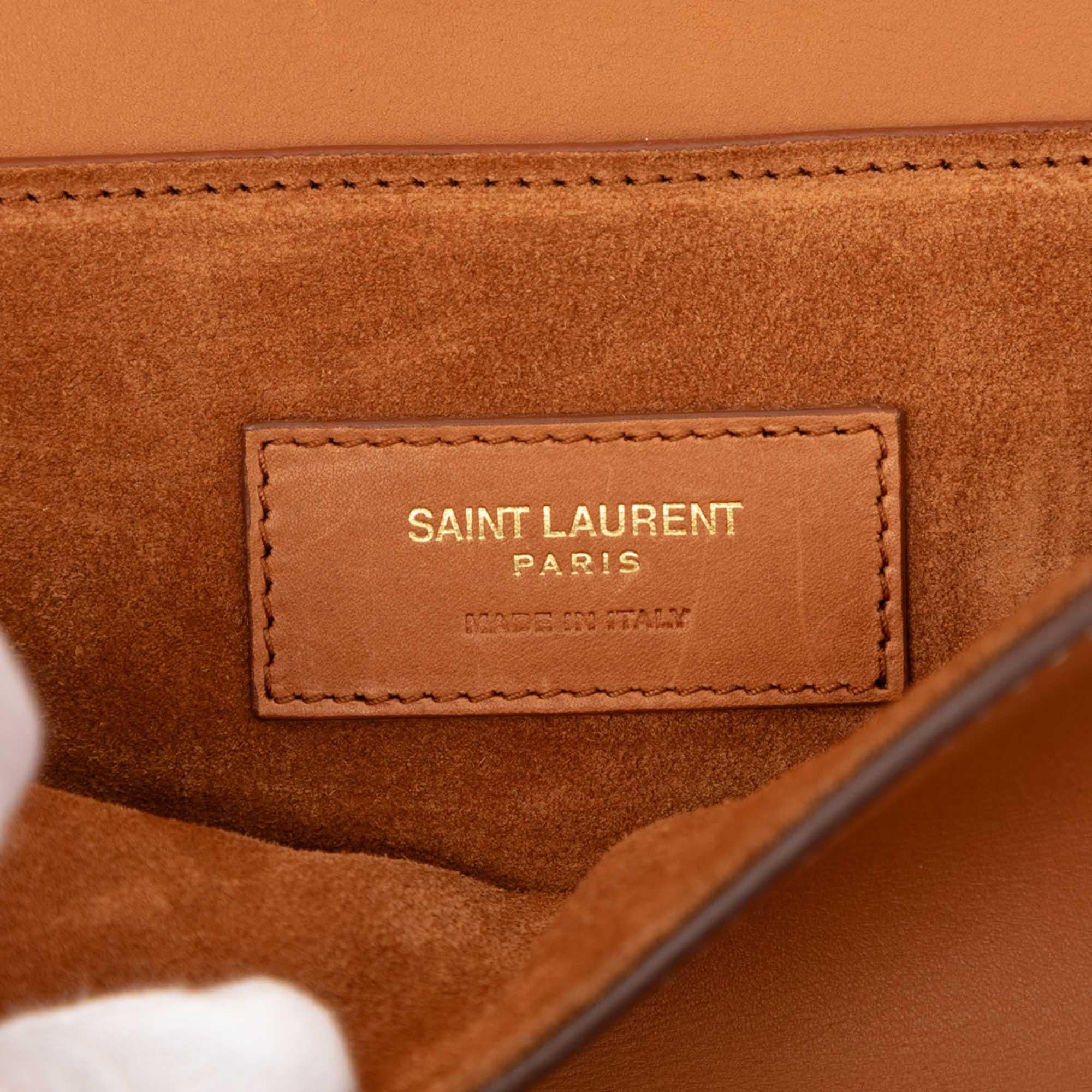 Saint Laurent Medium Lambskin Charlotte Messenger Bag