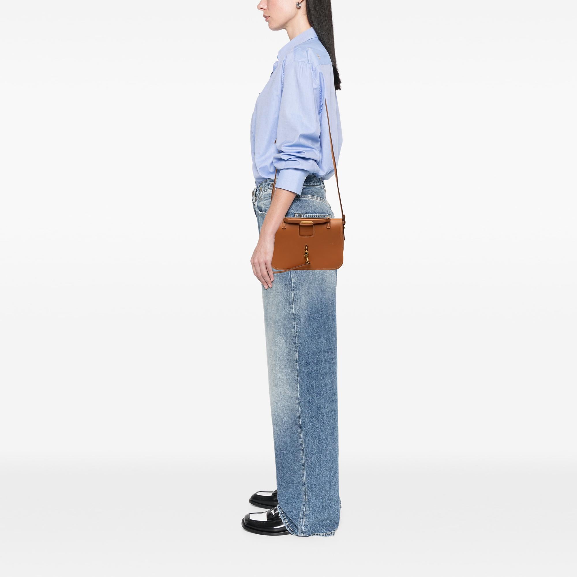 Saint Laurent Medium Lambskin Charlotte Messenger Bag