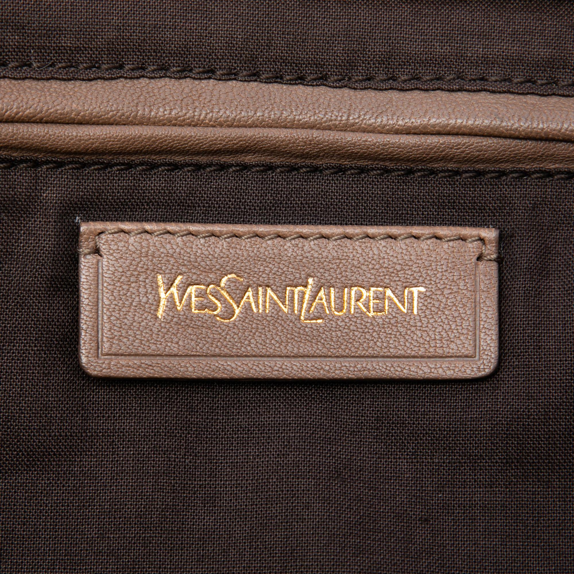 Saint Laurent Medium Leather Cabas Chyc Satchel
