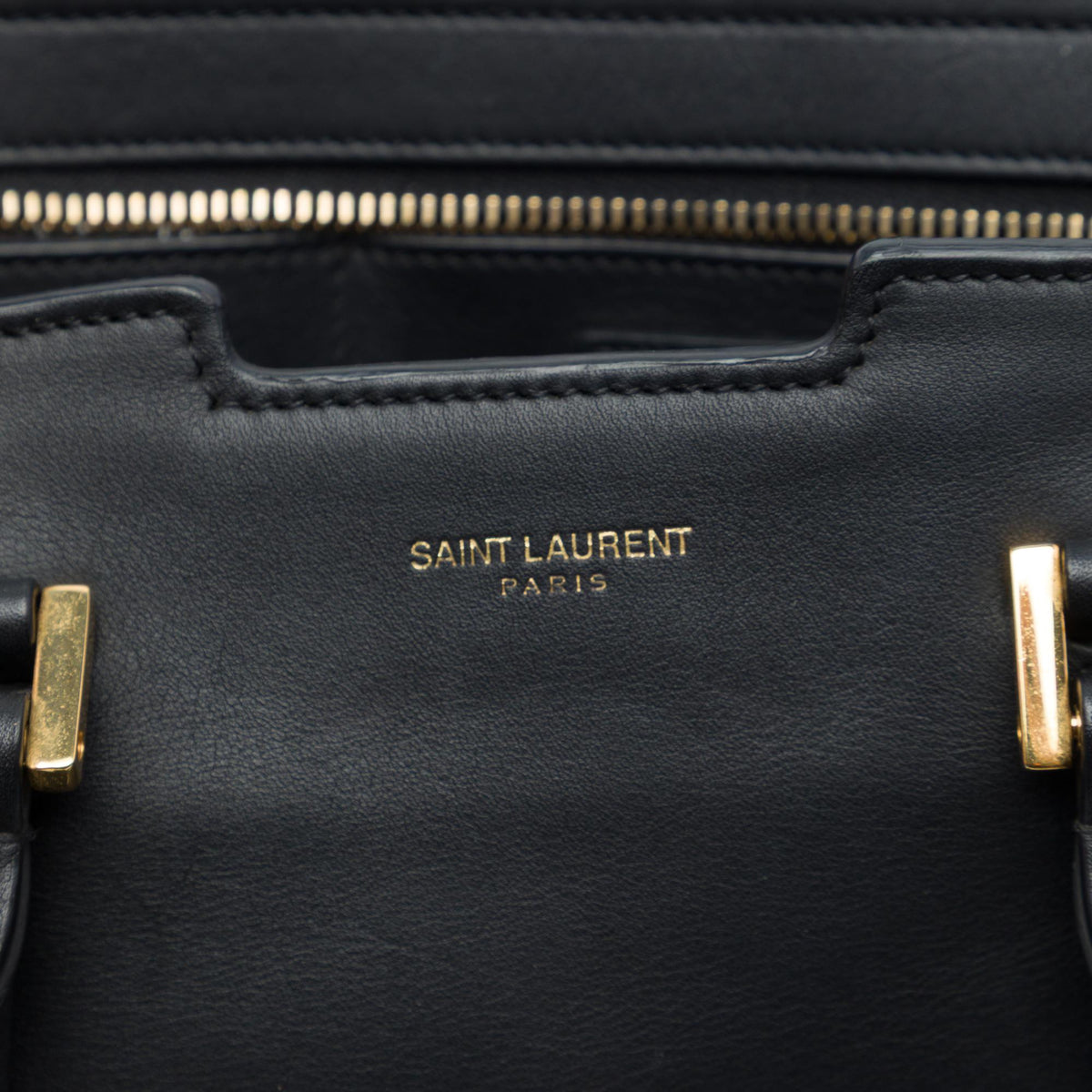Saint Laurent Medium Leather Classic Y Cabas Satchel