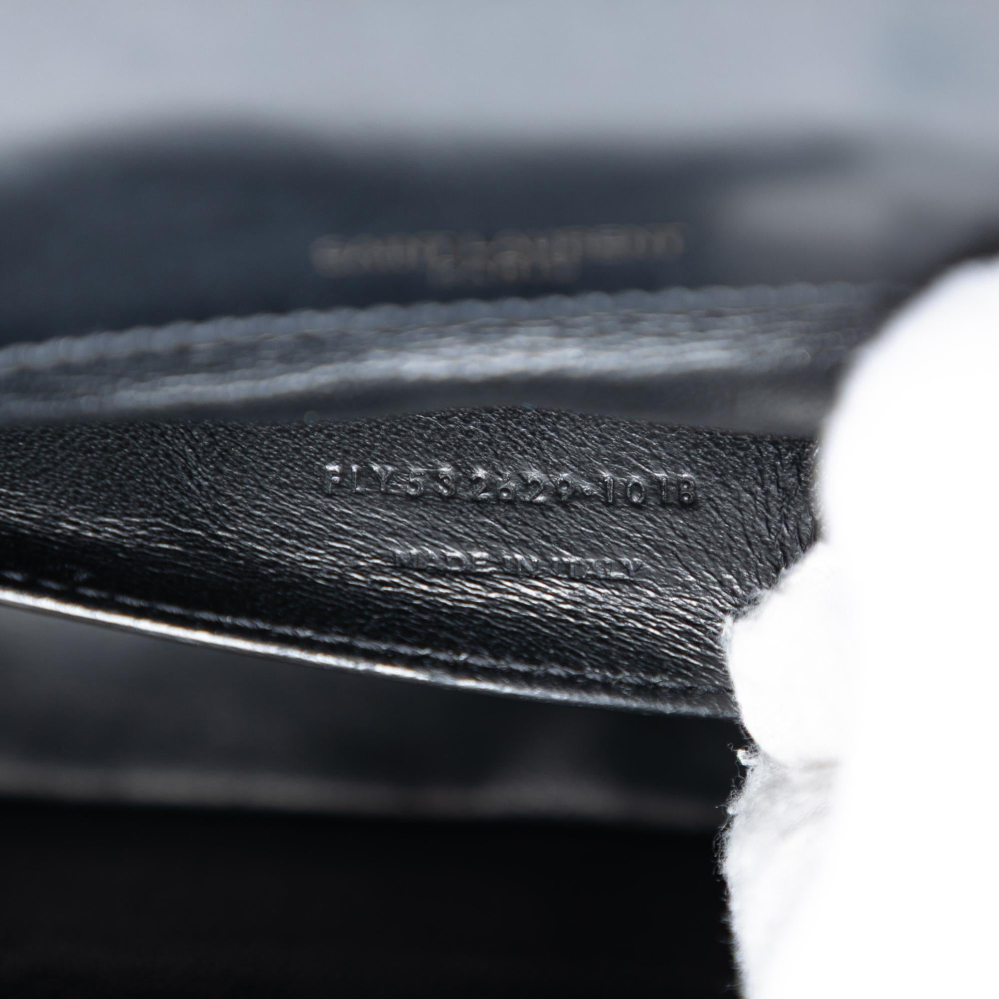 Saint Laurent Medium Leather Monogram Sulpice Crossbody