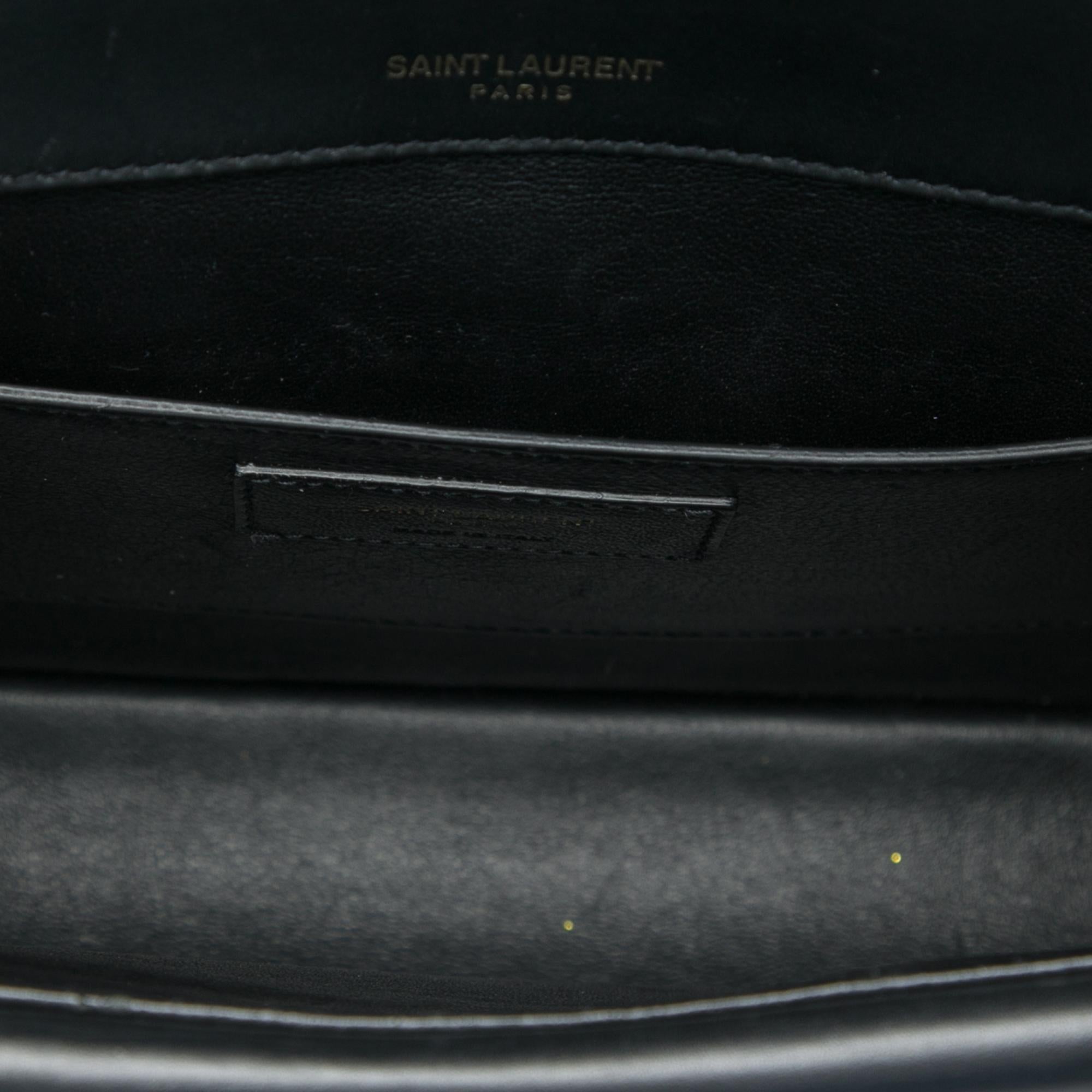 Saint Laurent Medium Leather Monogram Sulpice Crossbody