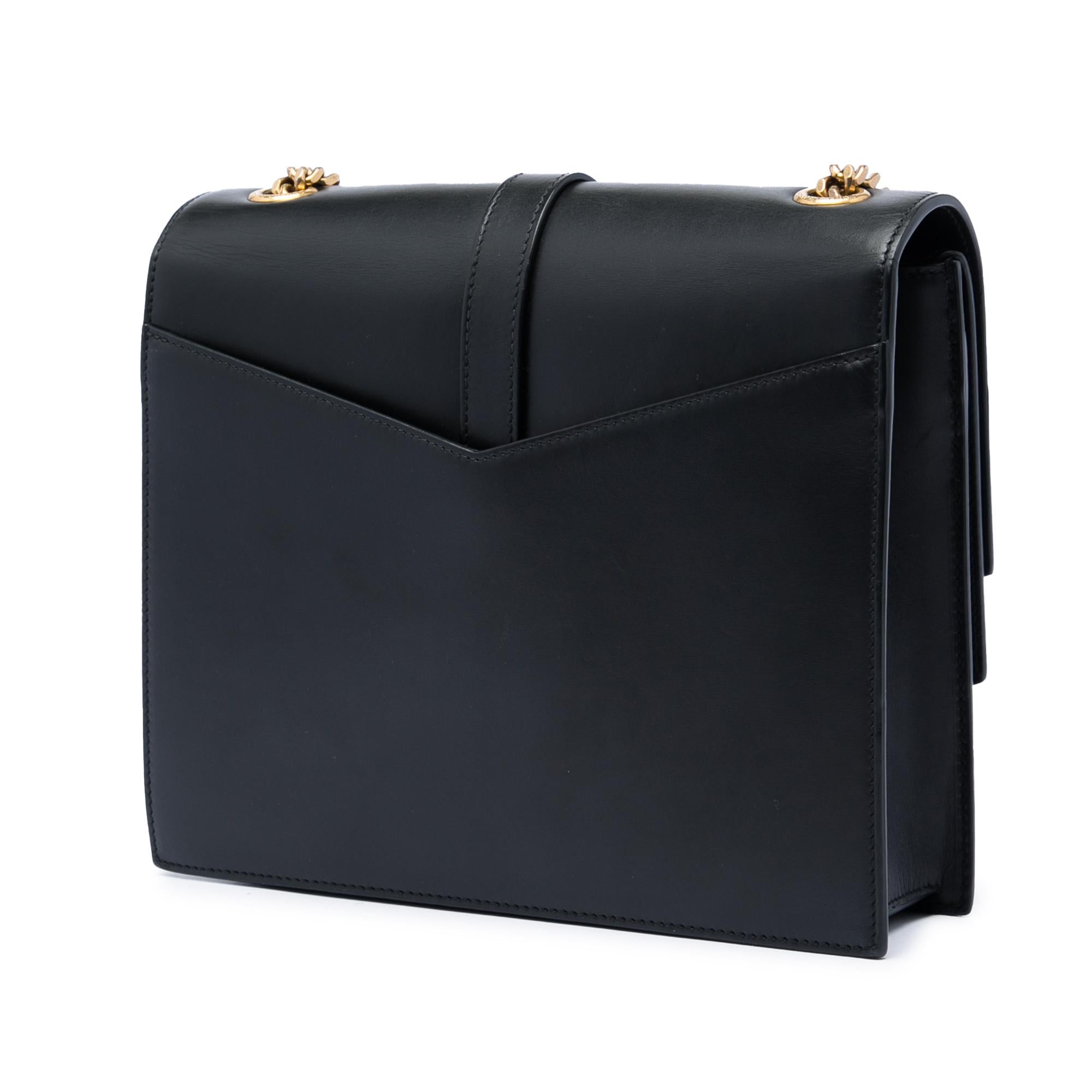 Saint Laurent Medium Leather Monogram Sulpice Crossbody