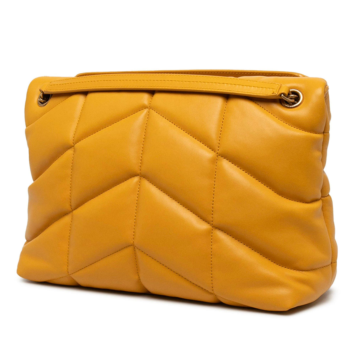 Saint Laurent Medium Matelasse Lambskin Monogram LouLou Puffer Shoulder Bag