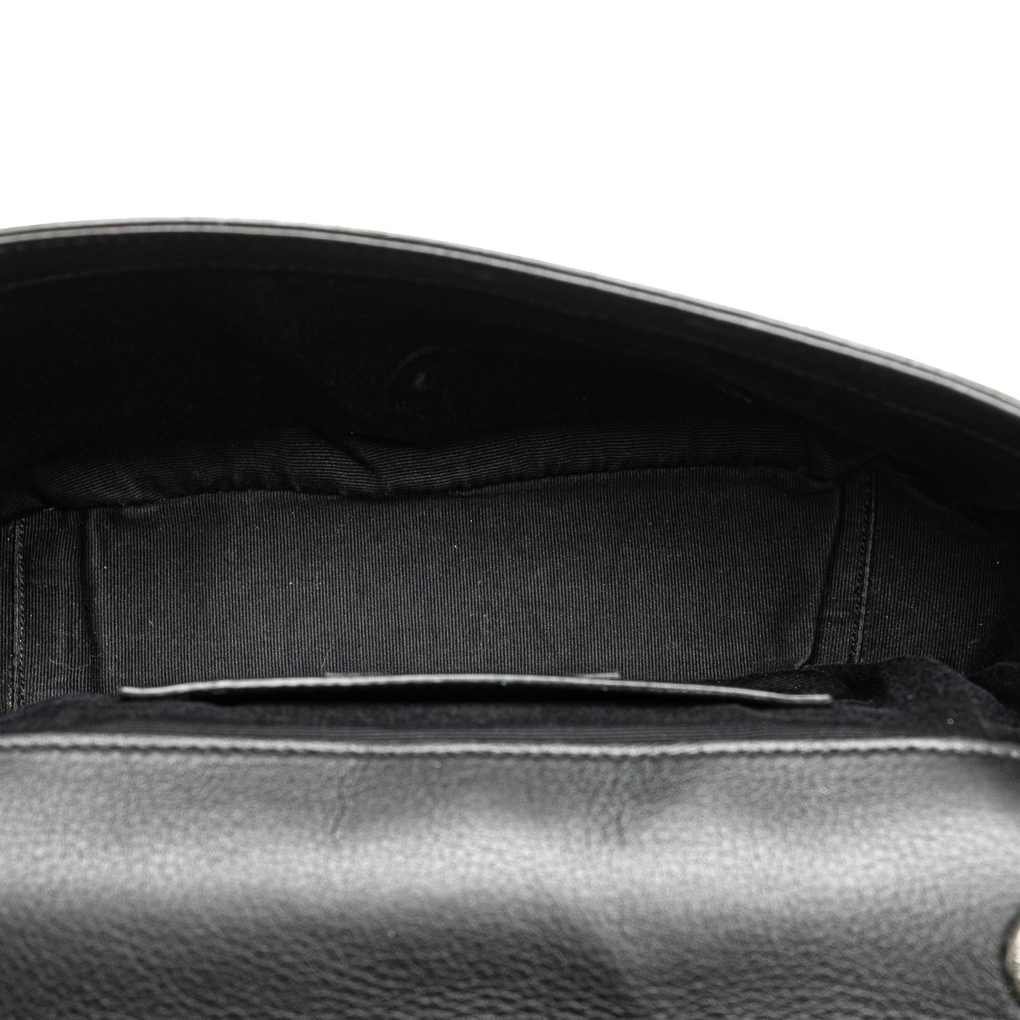 Saint Laurent Medium Monogram Heart Patchwork Chain Wallet