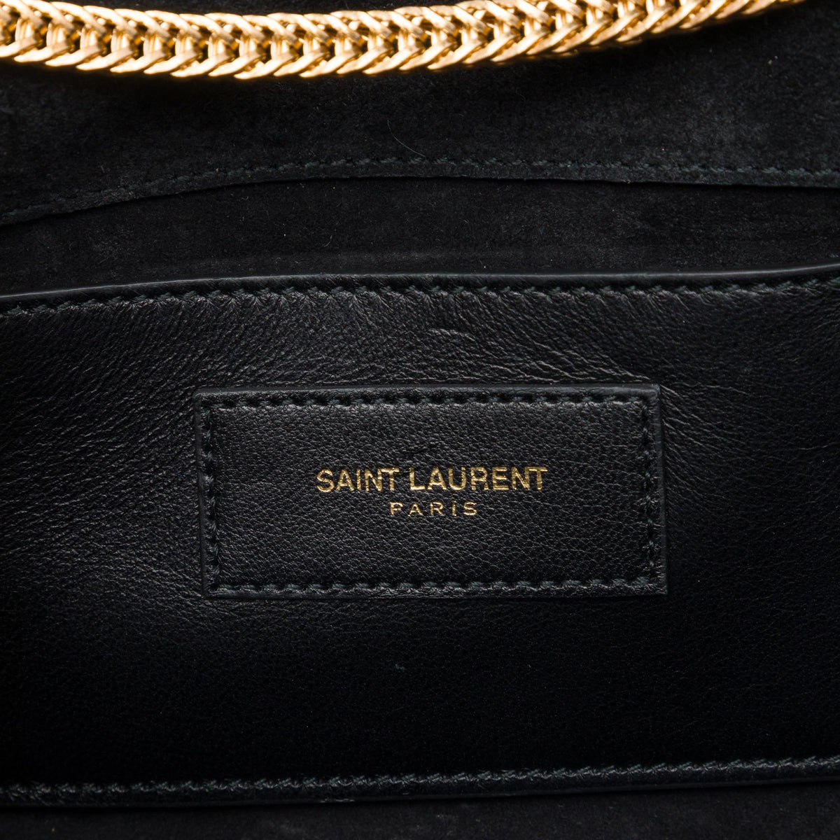 Saint Laurent Medium Patent Classic Monogram Kate Tassel Crossbody