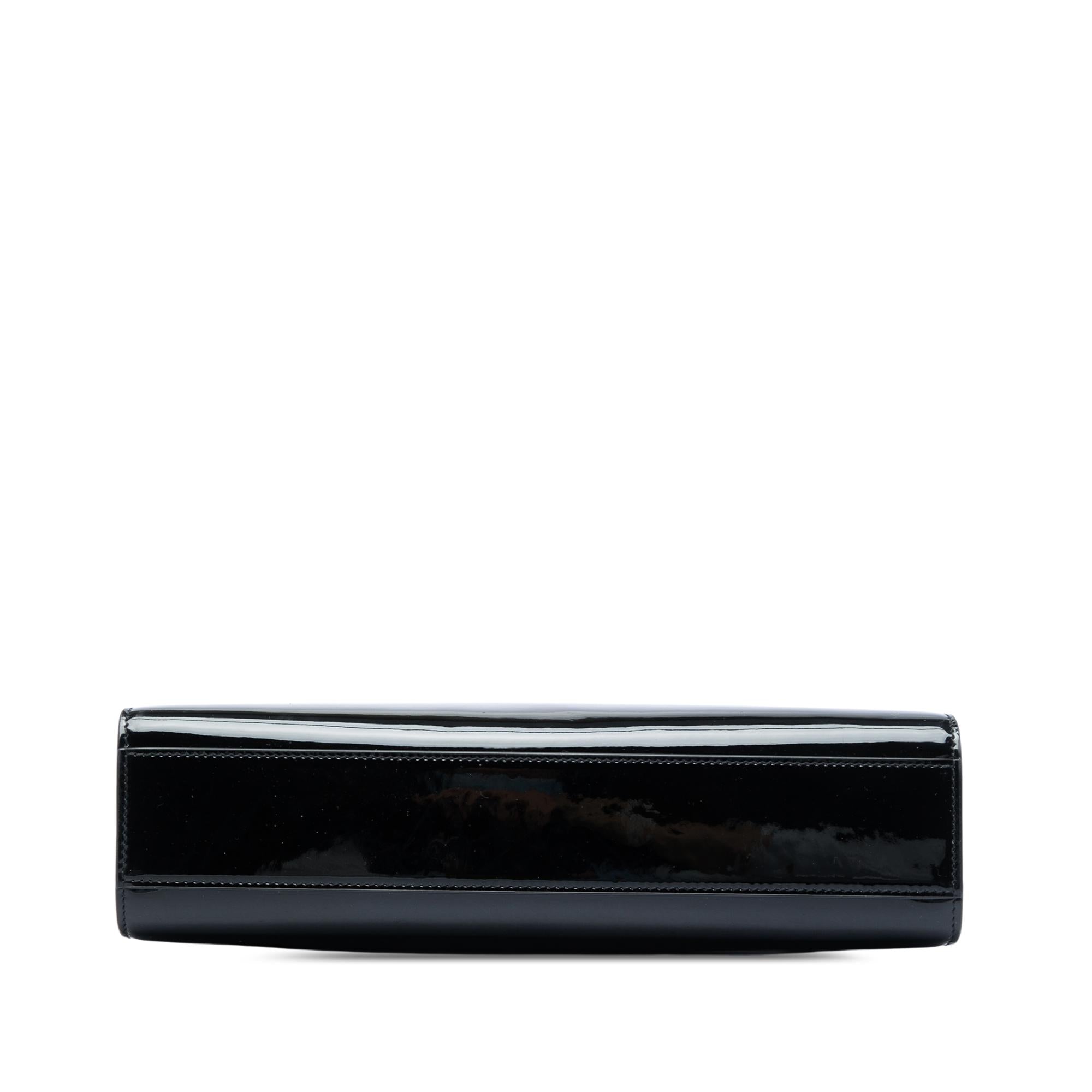 Saint Laurent Medium Patent Manhattan Shoulder Bag