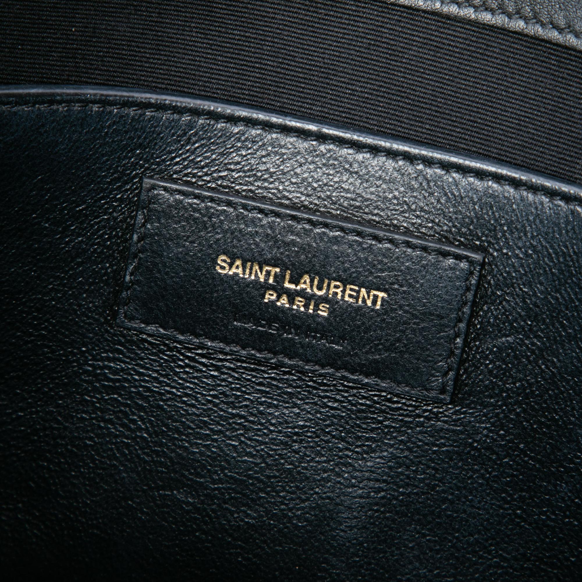 Saint Laurent Medium Patent Manhattan Shoulder Bag
