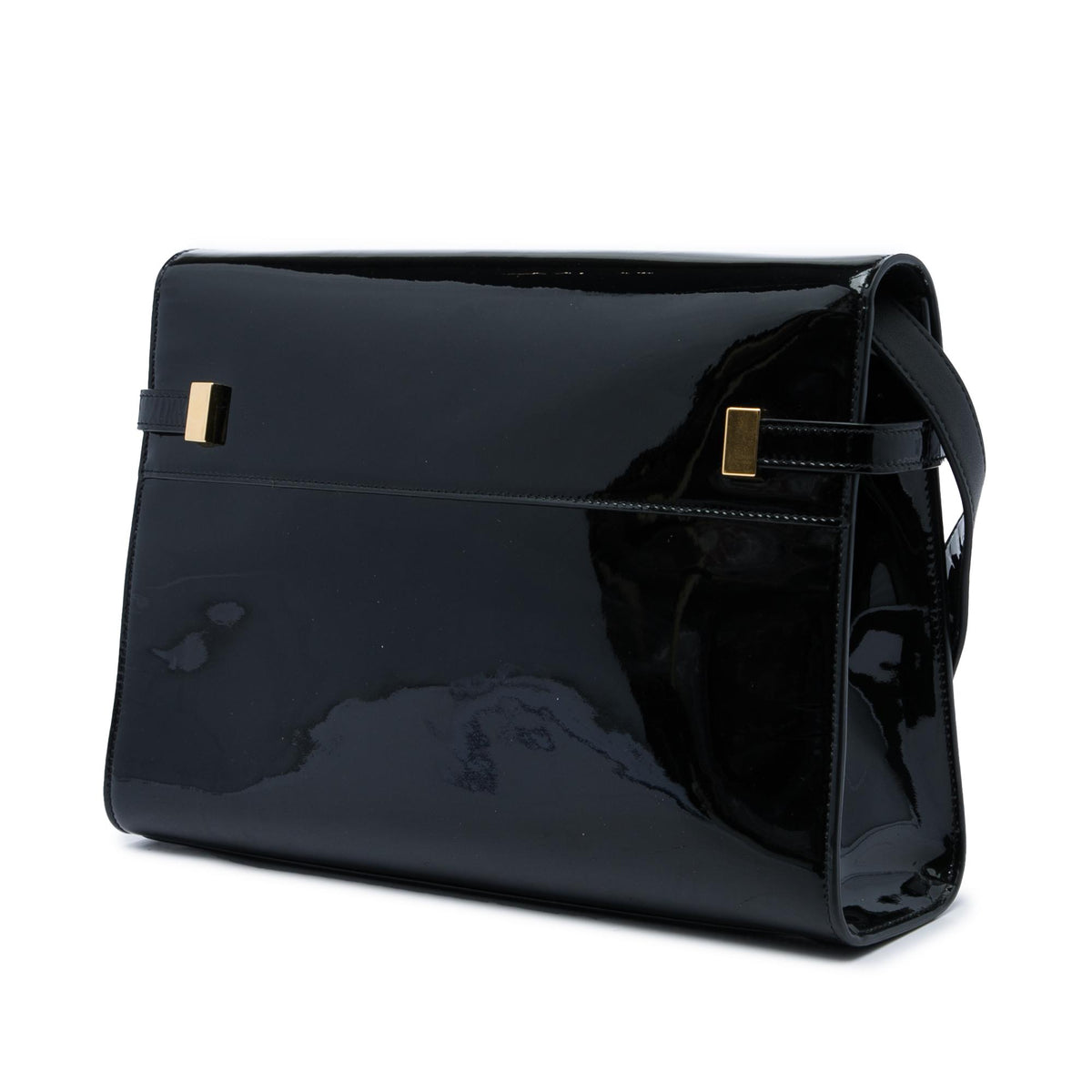 Saint Laurent Medium Patent Manhattan Shoulder Bag